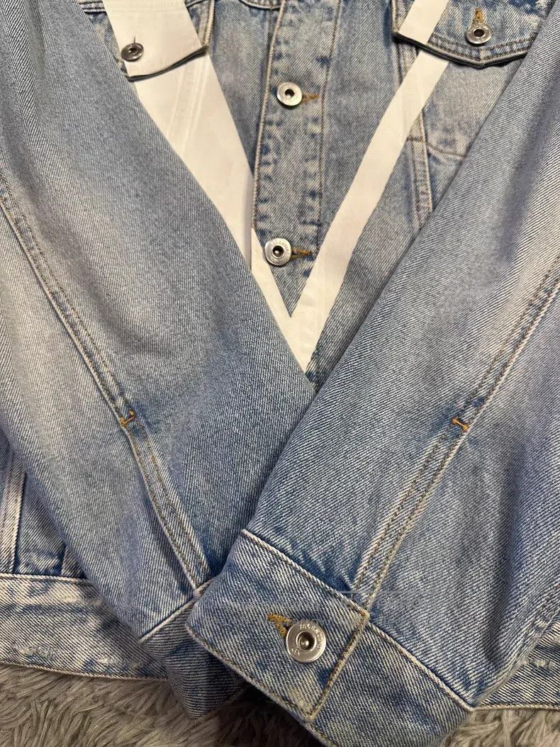 Valentino Valentino A large logo denim jacket on the chest Size US S / EU 44-46 / 1 - 4 Thumbnail