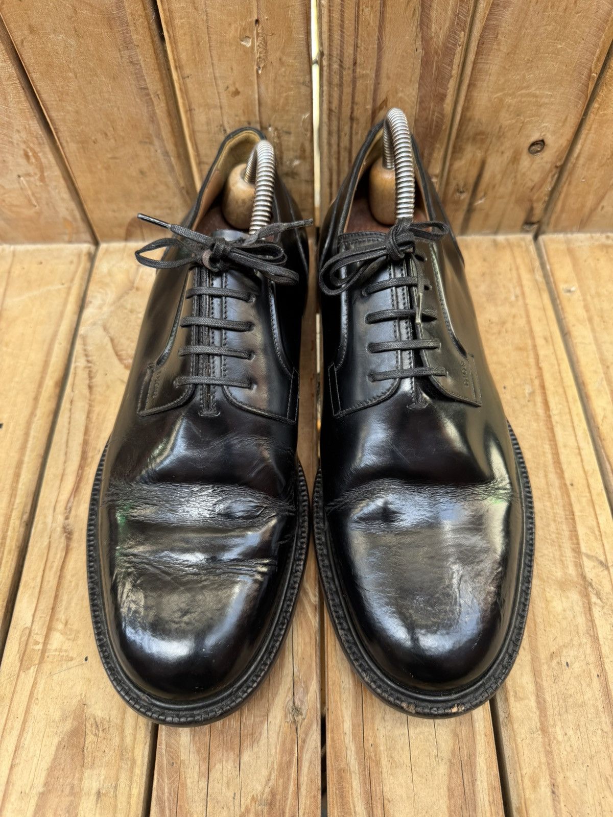 Christian Dior Monsieur Christian Dior black leather derby dress Shoes EUR 41 UK 7 Size US 8 / EU 41 - 3 Thumbnail