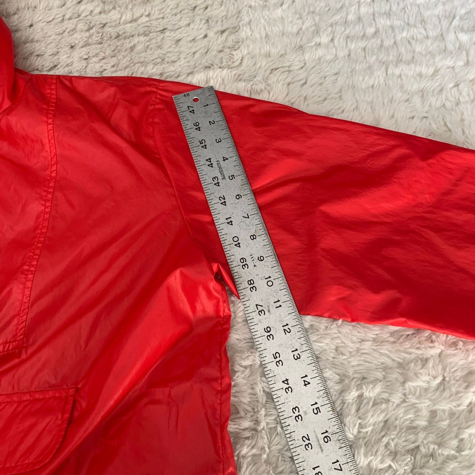 Gap Vintage 1980s Gap Red Windbreaker Poncho Size US M / EU 48-50 / 2 - 9 Thumbnail