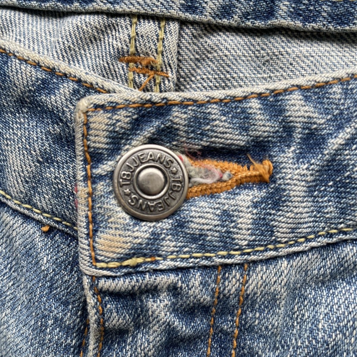 Japanese Brand Vintage Japanese TBJ Faded FLARE Jeans Bootcut Denim Pants Size US 27 - 7 Thumbnail