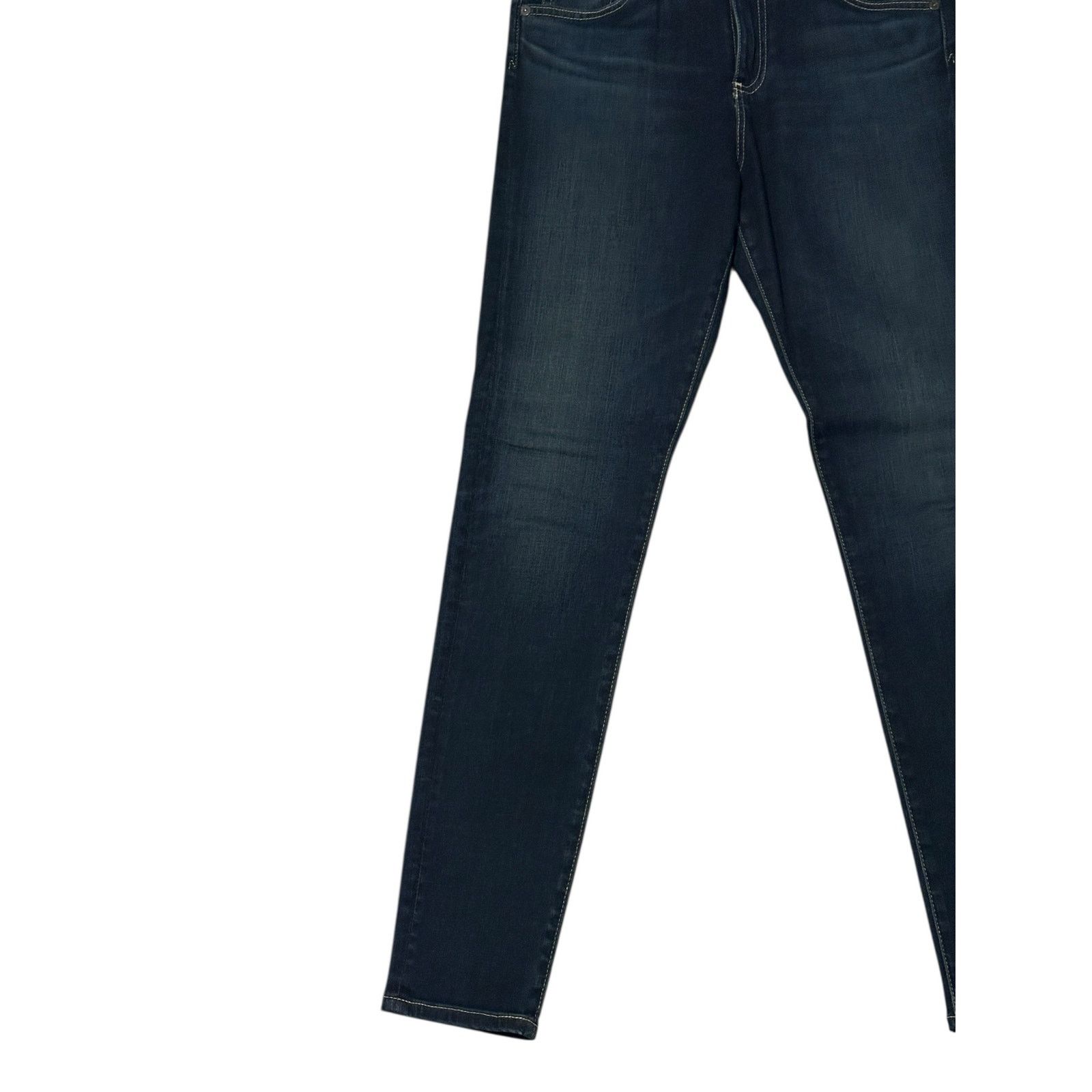 AG Adriano Goldschmied AG Women's 27R Blue Farrah High Rise Skinny Ankle Jeans Size 27" / US 4 / IT 40 - 3 Thumbnail