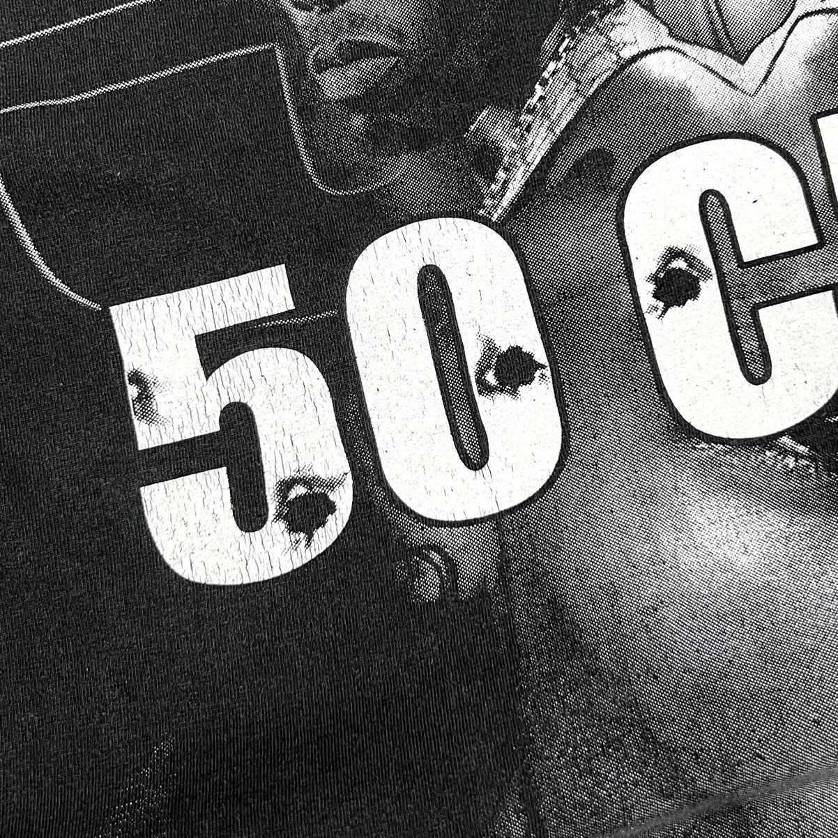 50 Cent × Rap Tees × Vintage Vintage 50 Cent Reverse logo Rap Hip Hop T Shirt Size S/M Size US M / EU 48-50 / 2 - 16 Thumbnail