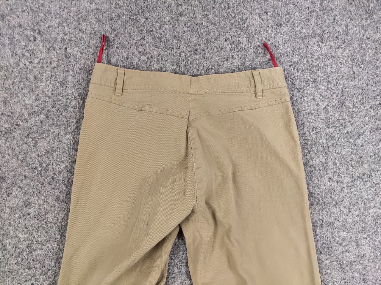 Prada Vintage Prada Red Tab Authentic Beige Trouser Women's Pants Size 30" / US 8 / IT 44 - 14 Thumbnail