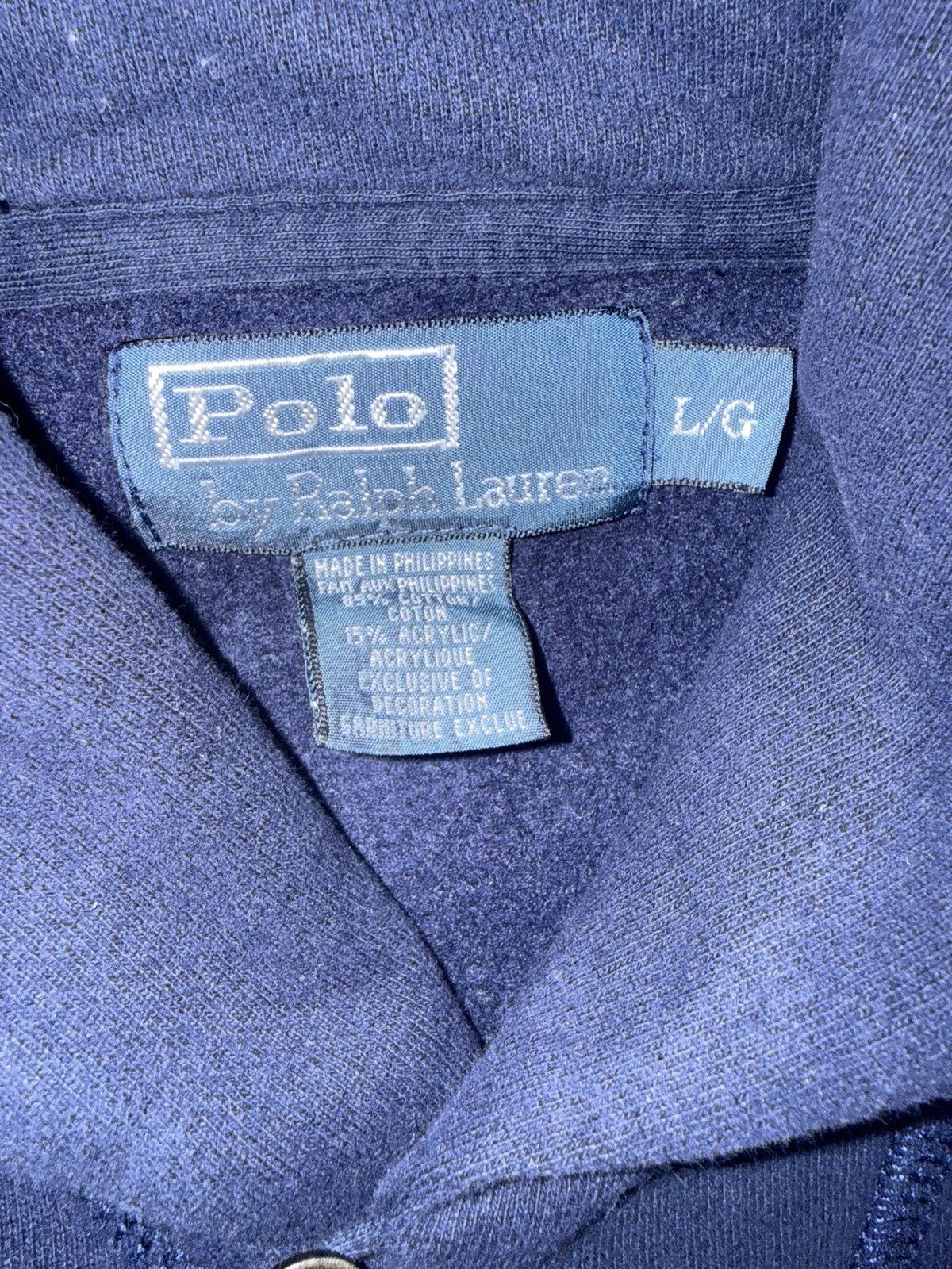 Polo Ralph Lauren Vintage Polo Ralph Lauren Shawl Collar Crest Cardigan Jacket Size US L / EU 52-54 / 3 - 5 Thumbnail
