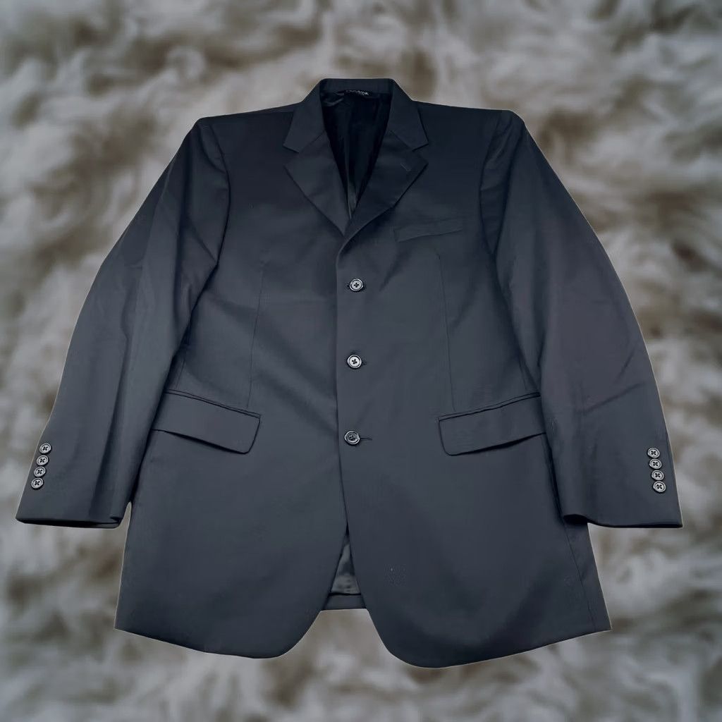Jos. A. Bank Jos. A. Bank Men’s Blazer Jacket 100% Wool Black 42L Long 3-Button Notch Lapel Single-Vented Dry Clean Only MensN/A Size 42R - 1 Thumbnail
