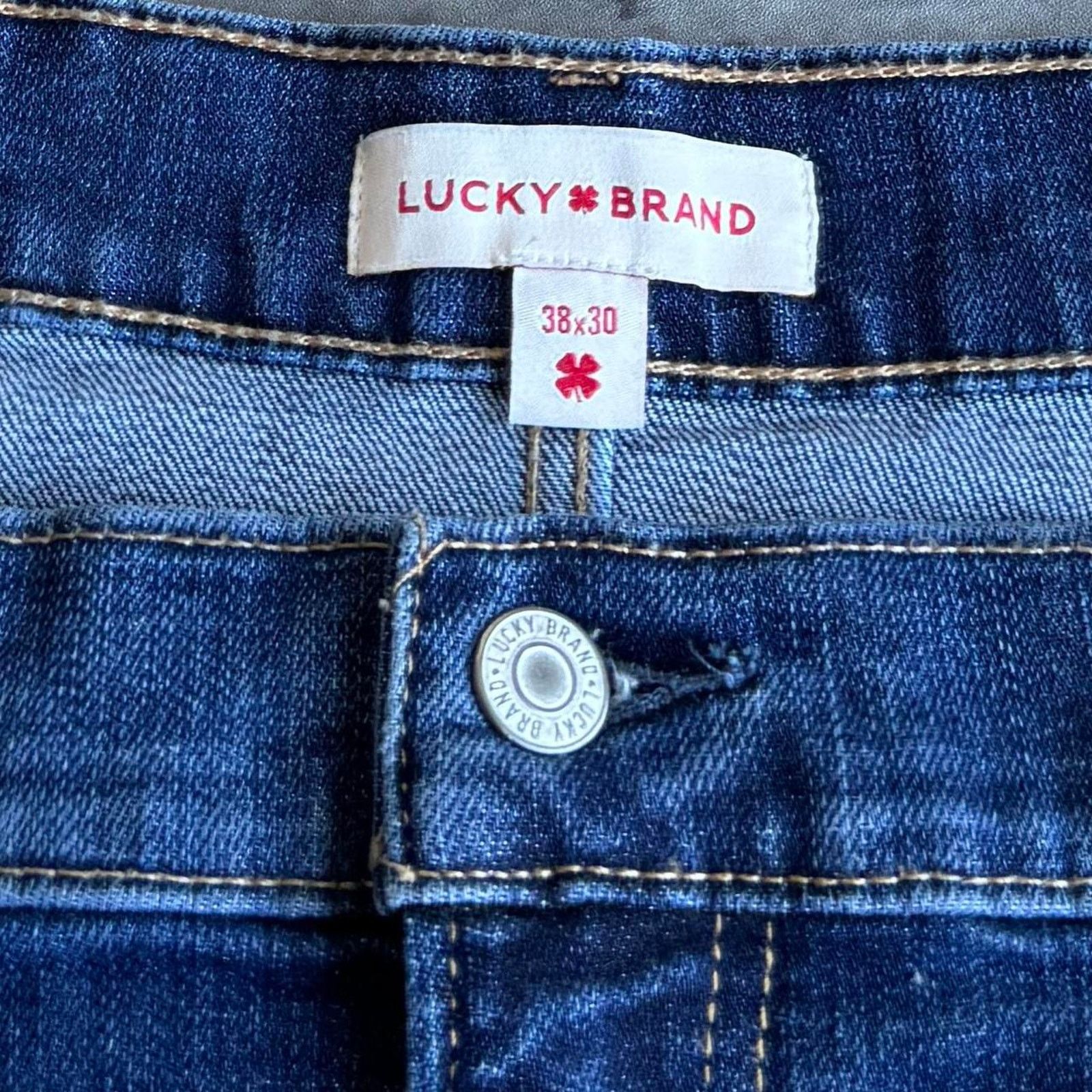 Japanese Brand × Lucky Brand Lucky Brand Embroidered Baggy Grunge Opium Denim Jeans Size US 38 / EU 54 - 4 Thumbnail