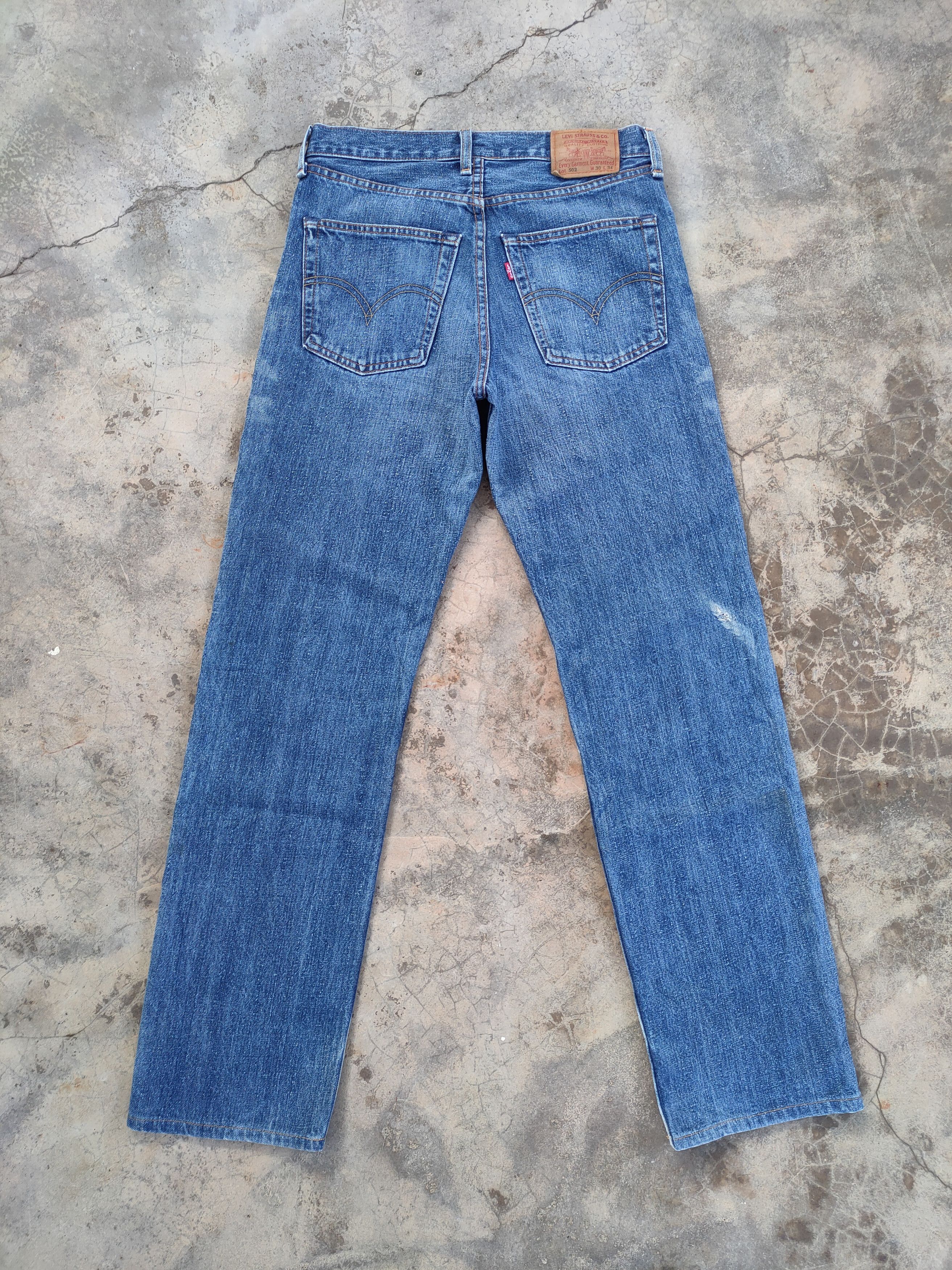 Levi's Vintage Clothing Levi's 502 vintage distressed jeans denim pants Size US 30 / EU 46 - 2 Thumbnail