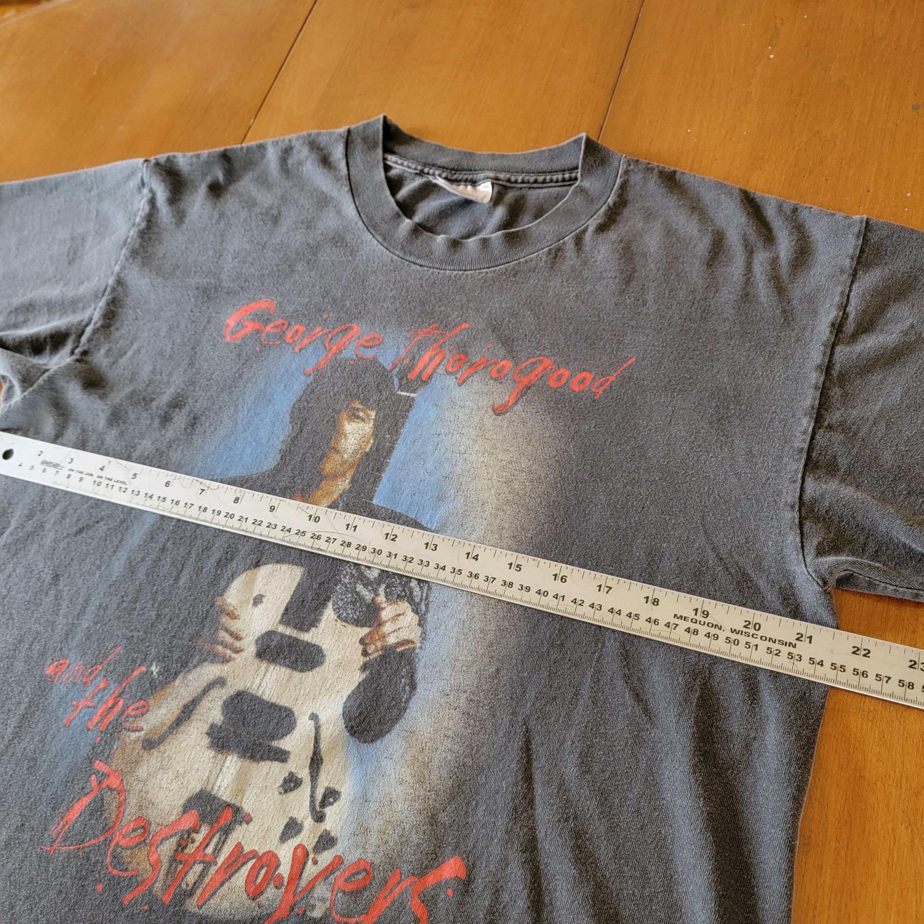 Band Tees × Hanes × Vintage 90's George Thorogood and The Destroyers Tour Tee Size US L / EU 52-54 / 3 - 5 Thumbnail