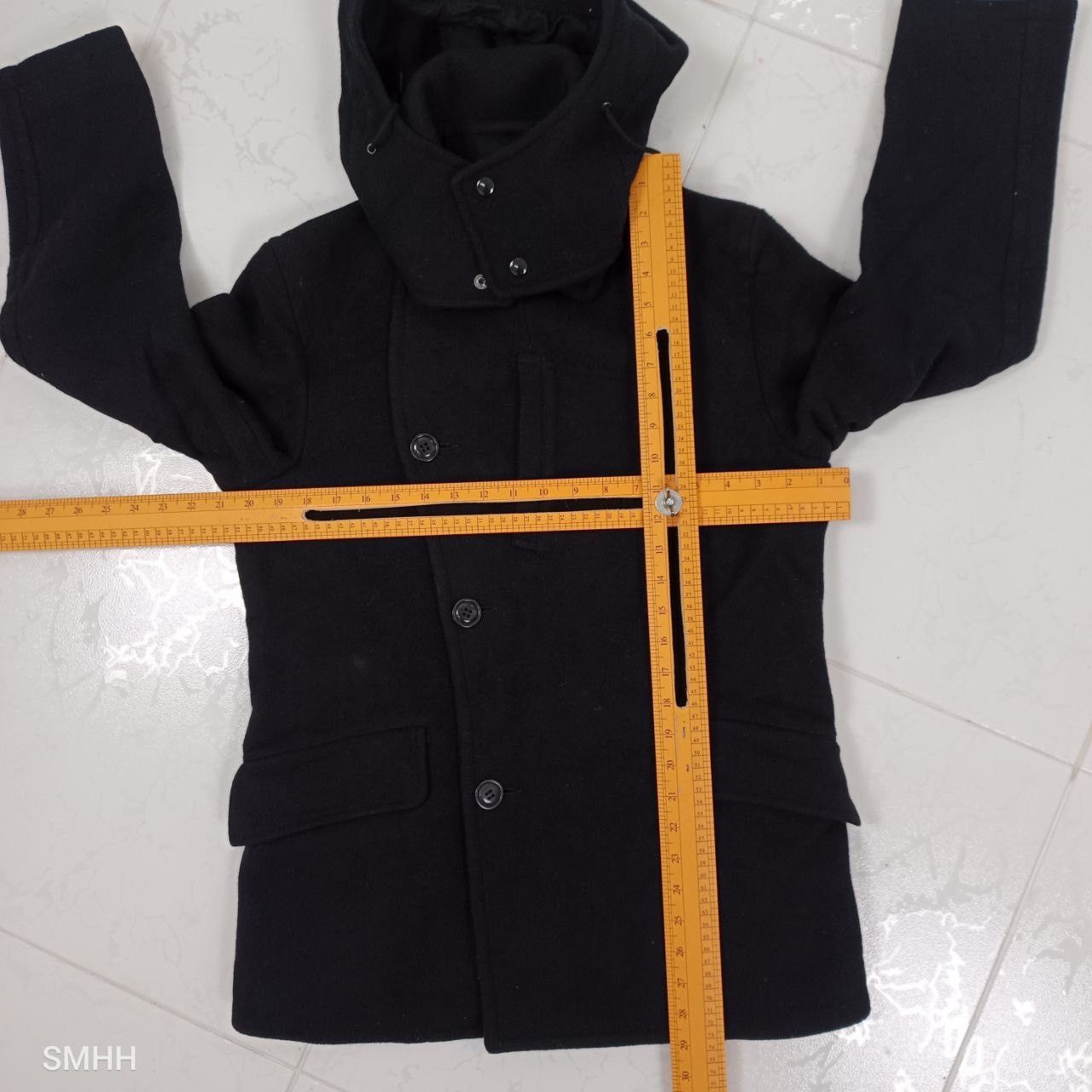 Cabane de Zucca Archive Hooded Jacket (M) Deep Navy Blue