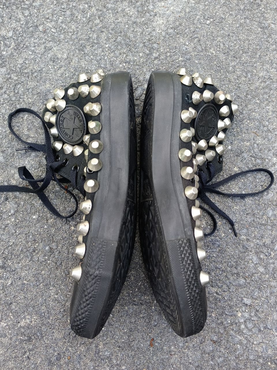 Converse CONVERSE BLACK STUDDED Size US 9 / EU 42 - 4 Thumbnail