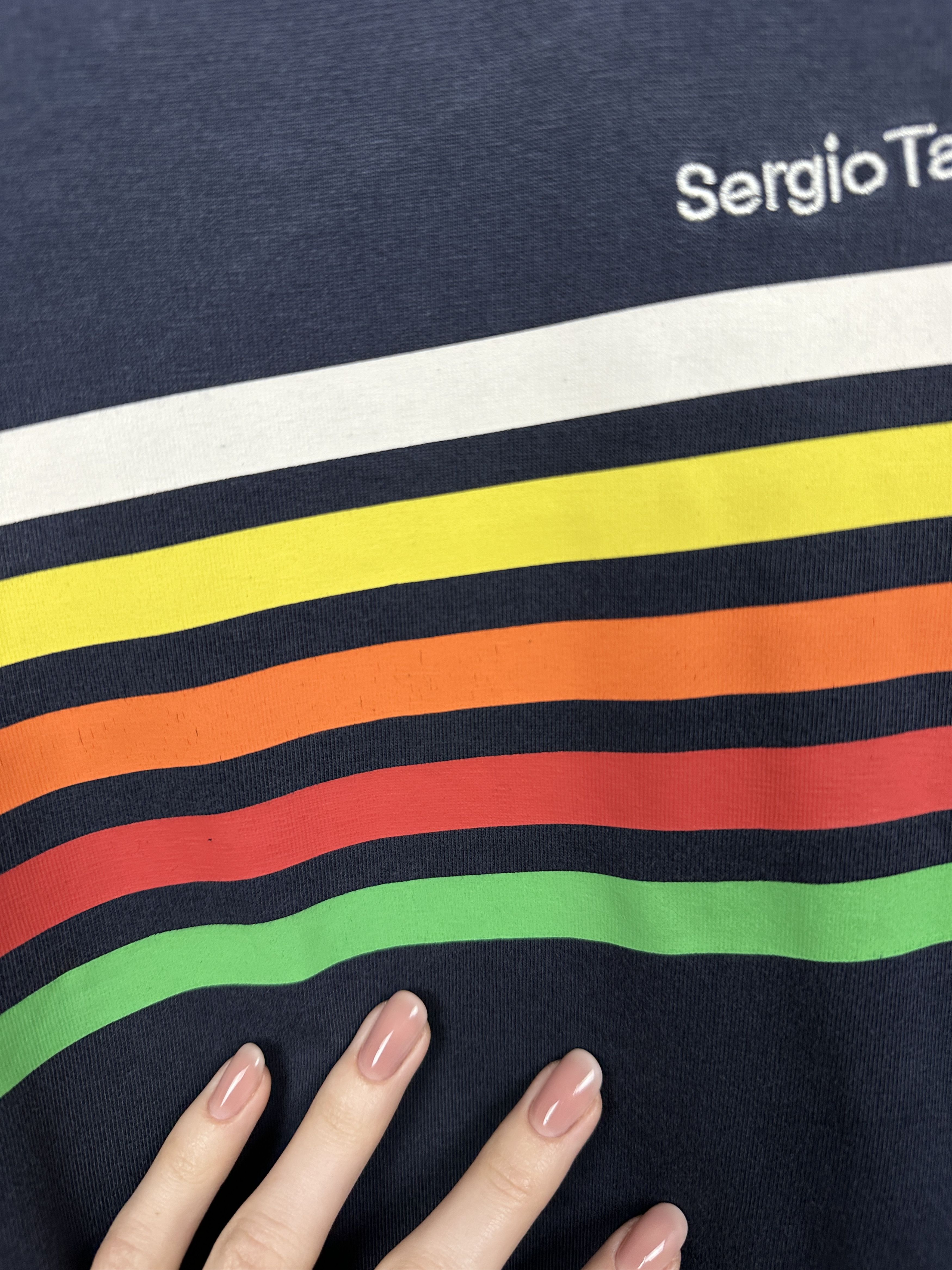Sergio Tacchini Sergio Tacchini Mens Crew Neck T-Shirt Size US XL / EU 56 / 4 - 3 Thumbnail