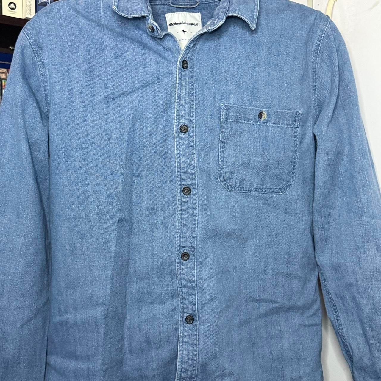 Modern Amusement Modern Amusement Cotton Denim Shirt Size US M / EU 48-50 / 2 - 3 Thumbnail