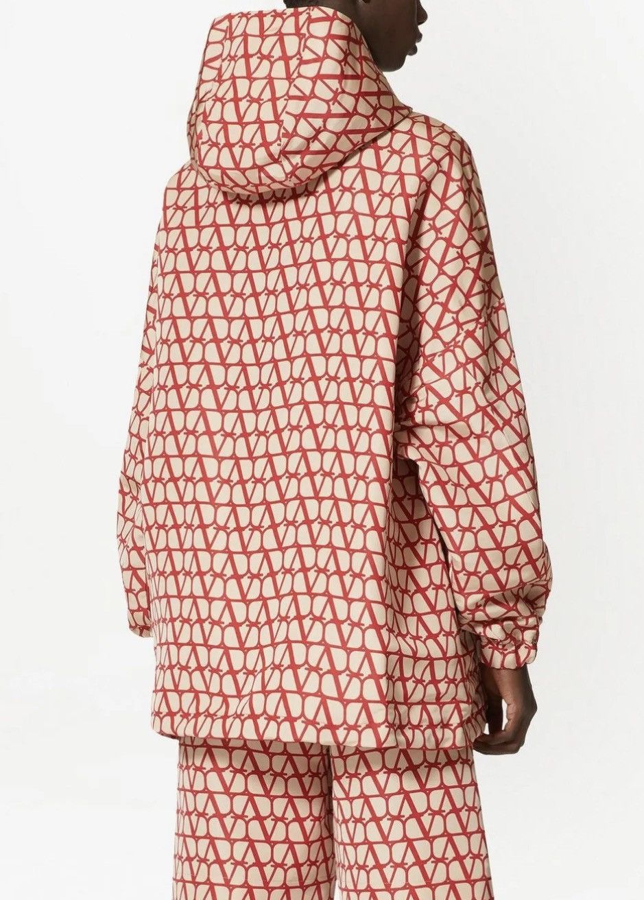 Valentino SILK FAILLE ANORAK WITH ALL-OVER TOILE ICONOGRAPHE PRINT Size US S / EU 44-46 / 1 - 3 Thumbnail