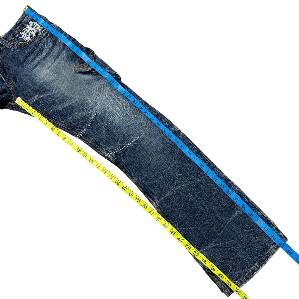 Vintage Twenty Work Japan Denim Rider Cargo Pants Size US 33 - 17 Thumbnail