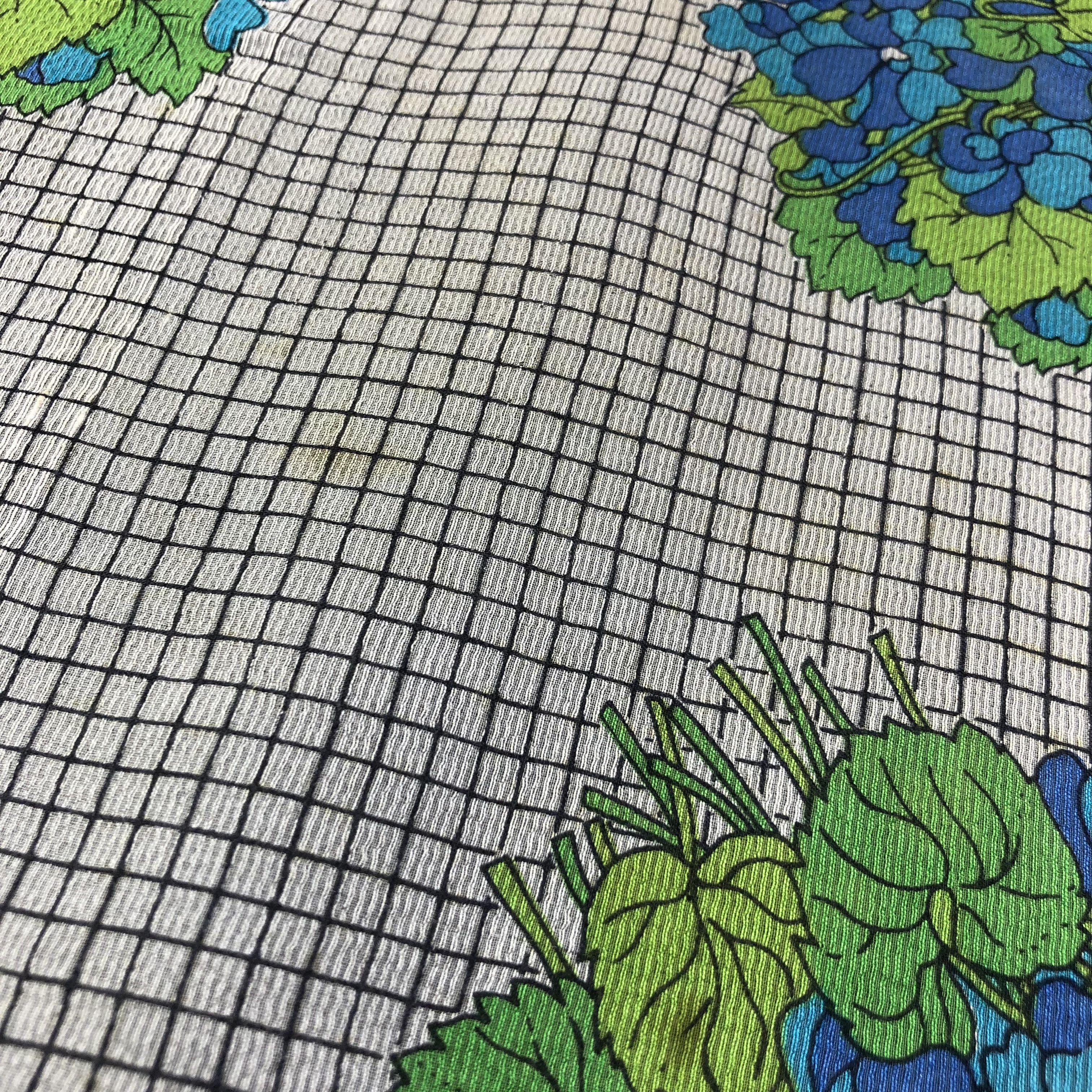 Japanese Brand Vintage Sorelle Fontana Hand Rolled Silk Scarf M650 Size ONE SIZE - 7 Thumbnail
