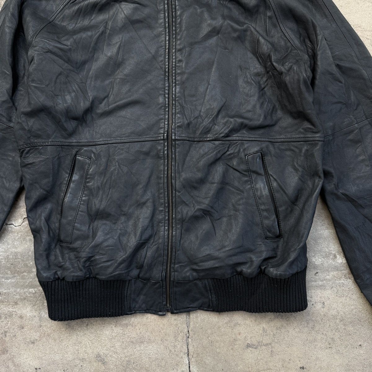 If Six Was Nine Arvust Avant Garde Hooded Leather Jacket Size US L / EU 52-54 / 3 - 5 Thumbnail