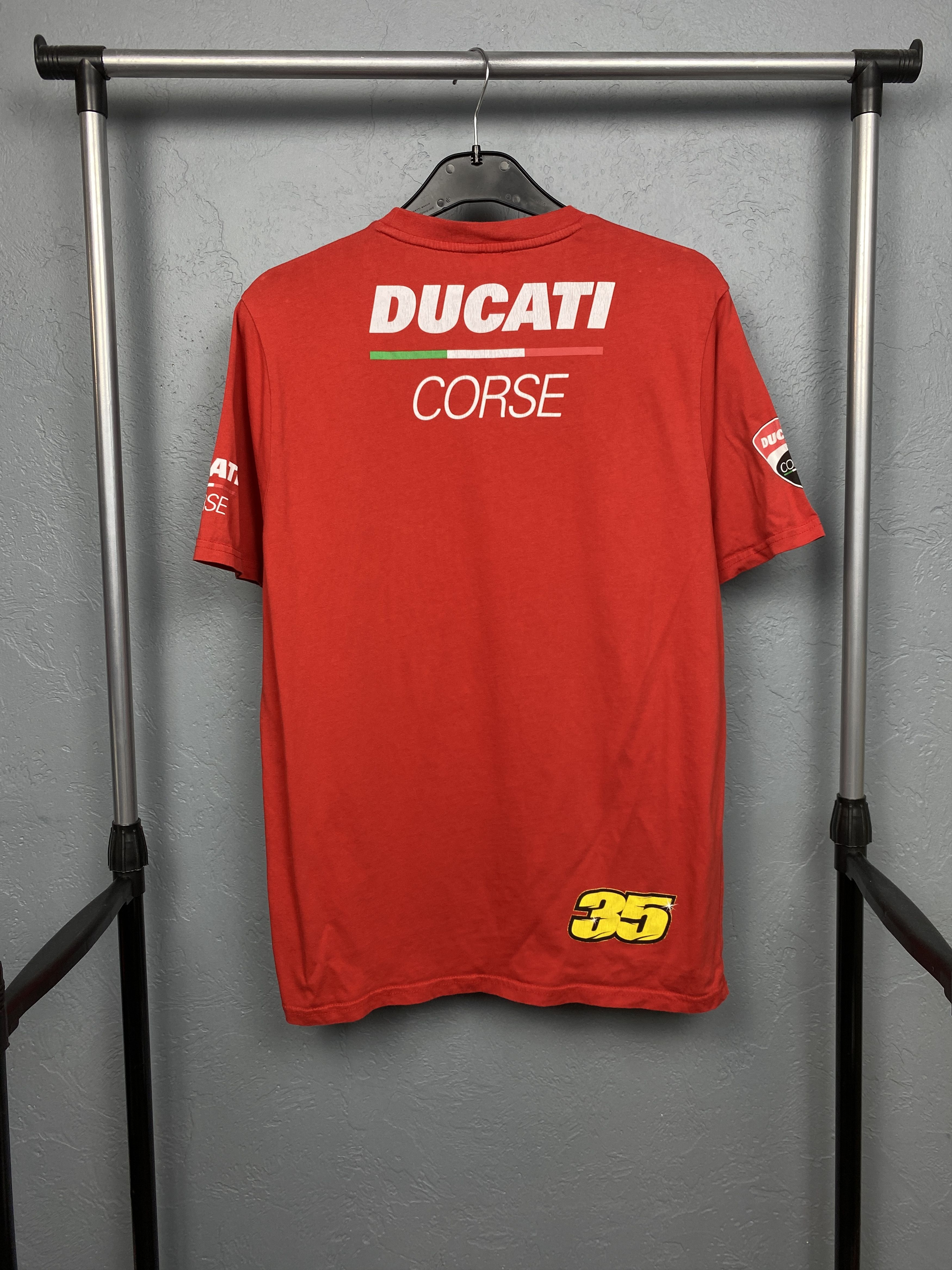 Ducati Ducati Corse Racing Team Vintage Mens Crew Neck T-Shirt Size US L / EU 52-54 / 3 - 9 Thumbnail