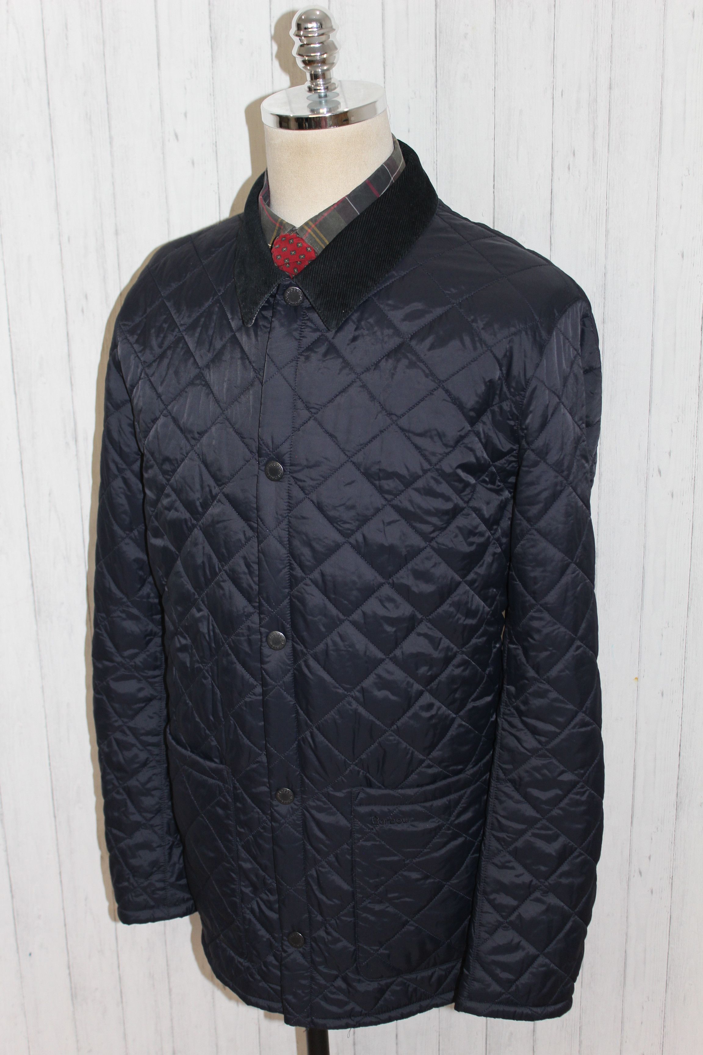 Barbour BARBOUR Blue Tartan Dress Jacket Size 2XL Size US XXL / EU 58 / 5 - 4 Thumbnail
