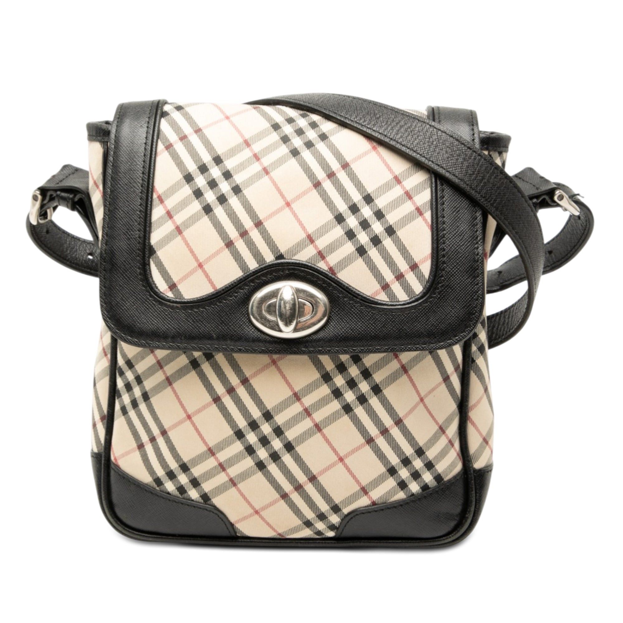 Burberry Nova Check Canvas Crossbody Size ONE SIZE - 1 Thumbnail