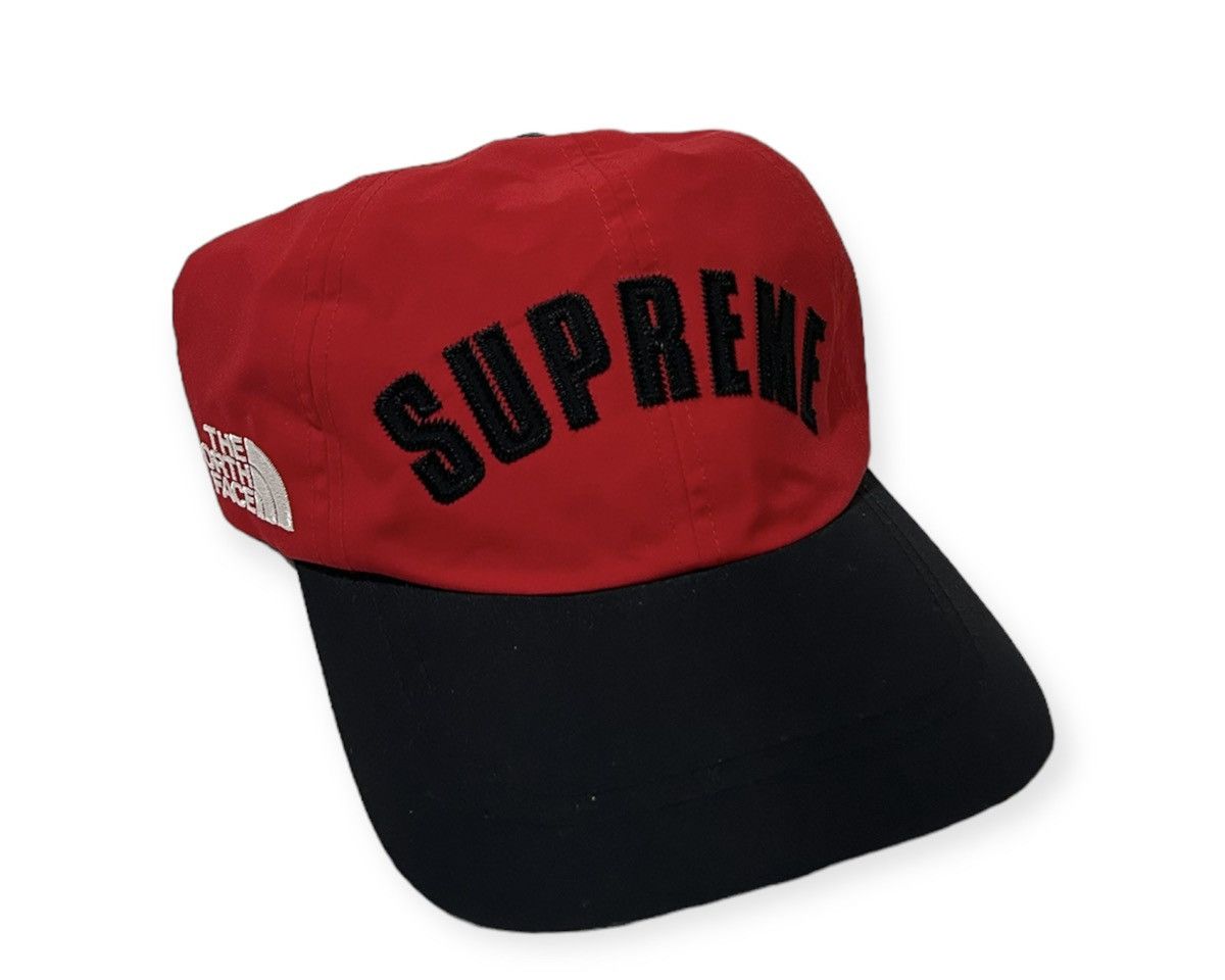 Supreme The North Face Arc Logo Horizon Breeze Hat Red