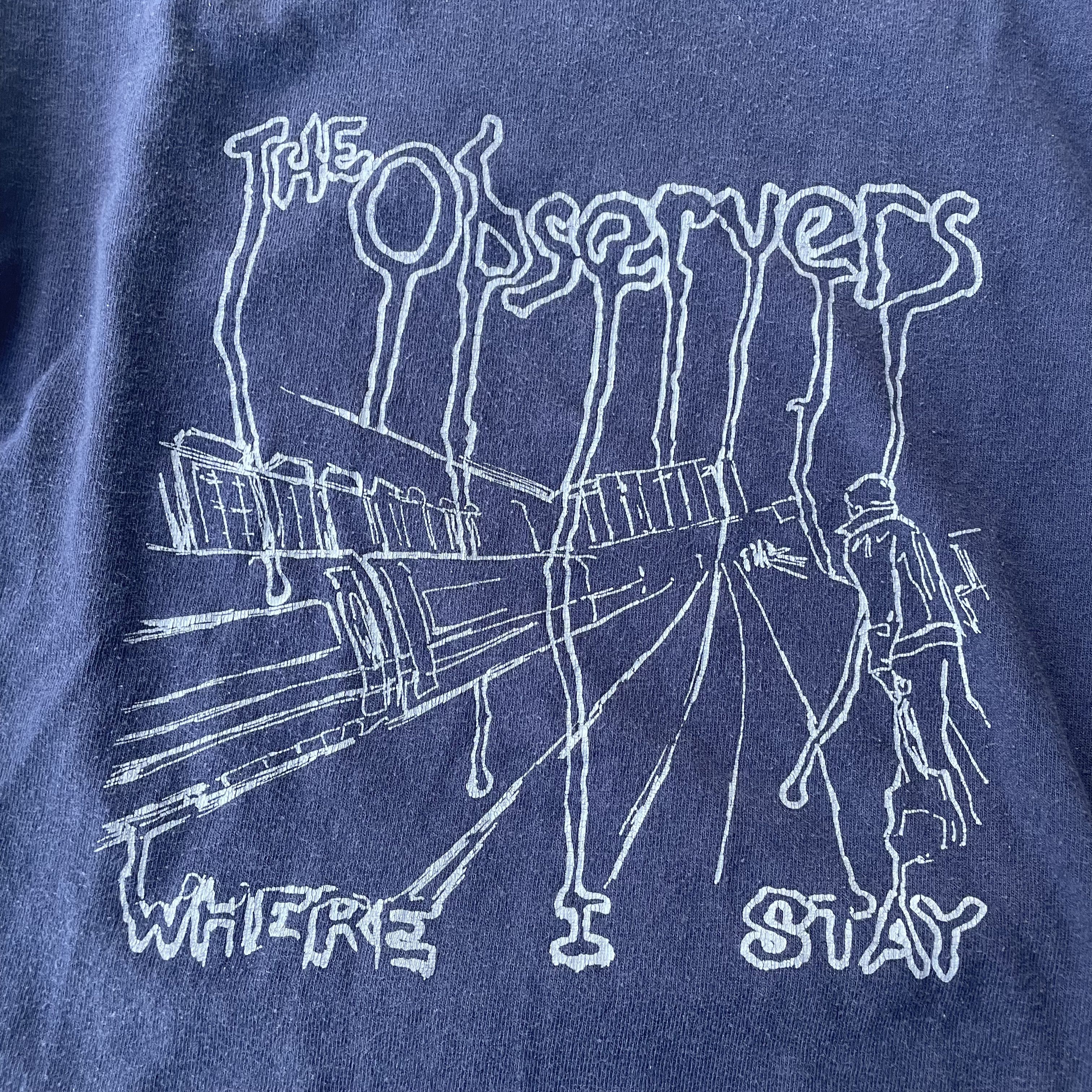 Band Tees The Observers "Where I Stay" Band Tee Size US M / EU 48-50 / 2 - 2 Thumbnail