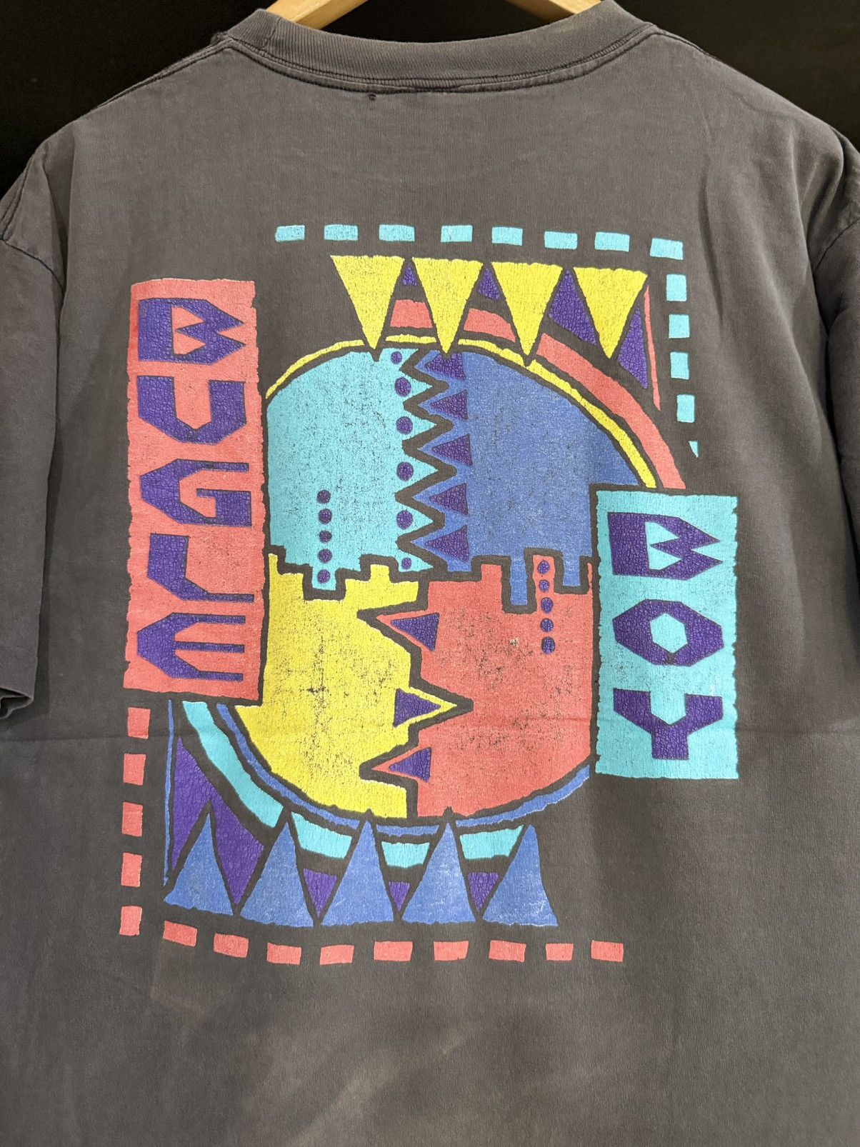Bugle Boy Thrashed Vintage 90s Bugle Boy Industries Sun Faded Grunge Size US L / EU 52-54 / 3 - 2 Thumbnail