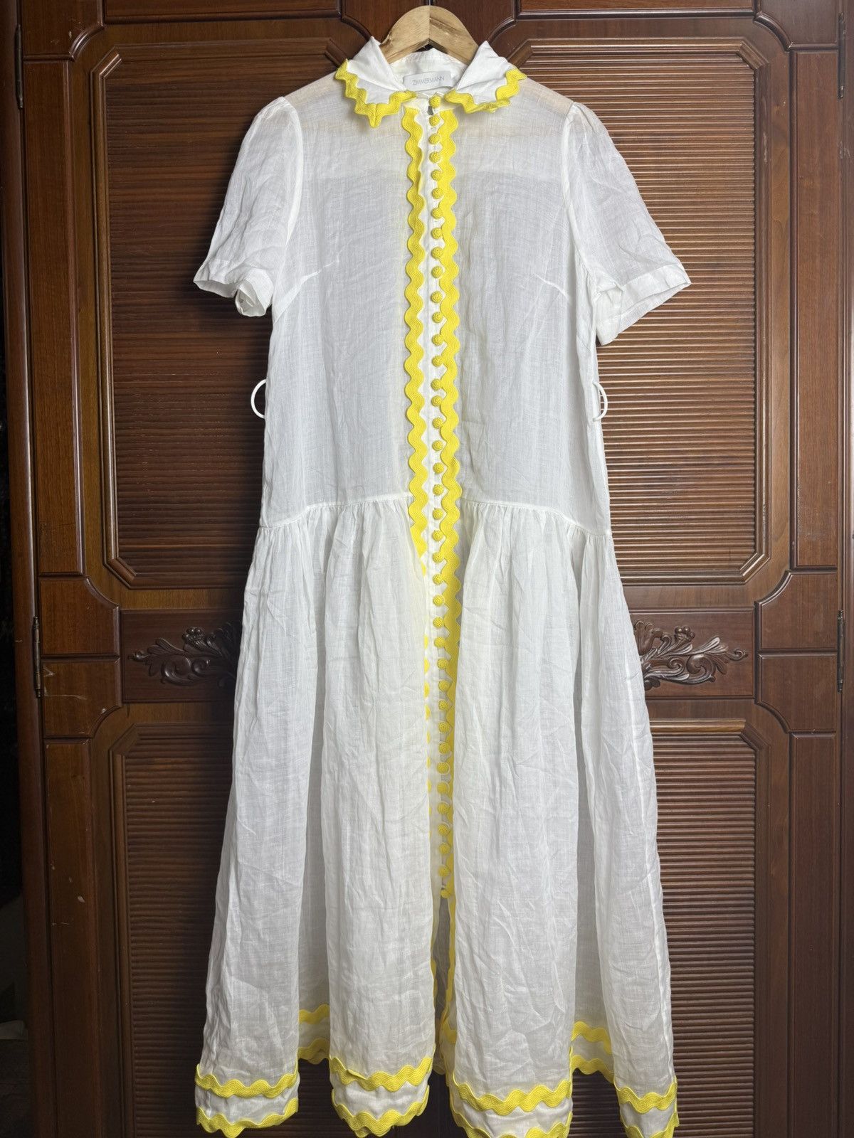 Zimmermann Zimmermann Cira Rickrack-Trim Rammie Midi Dress Size M / US 6-8 / IT 42-44 - 2 Thumbnail