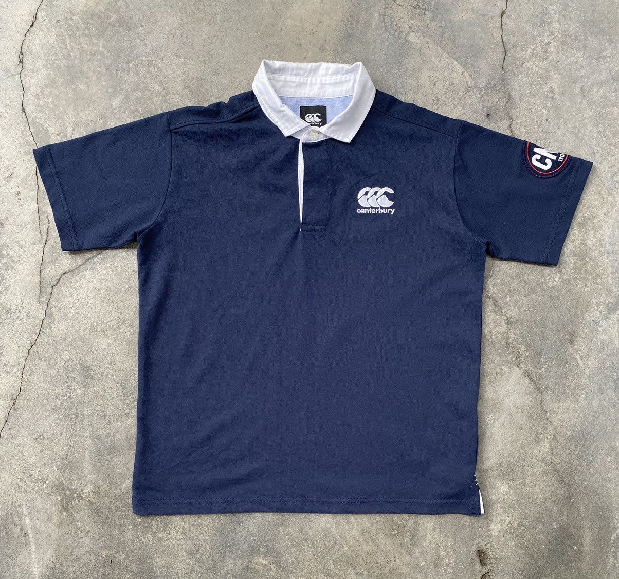 Canterbury of New Zealand Vintage Canterbury Small Logo Polo Tees Size US M / EU 48-50 / 2 - 1 Thumbnail