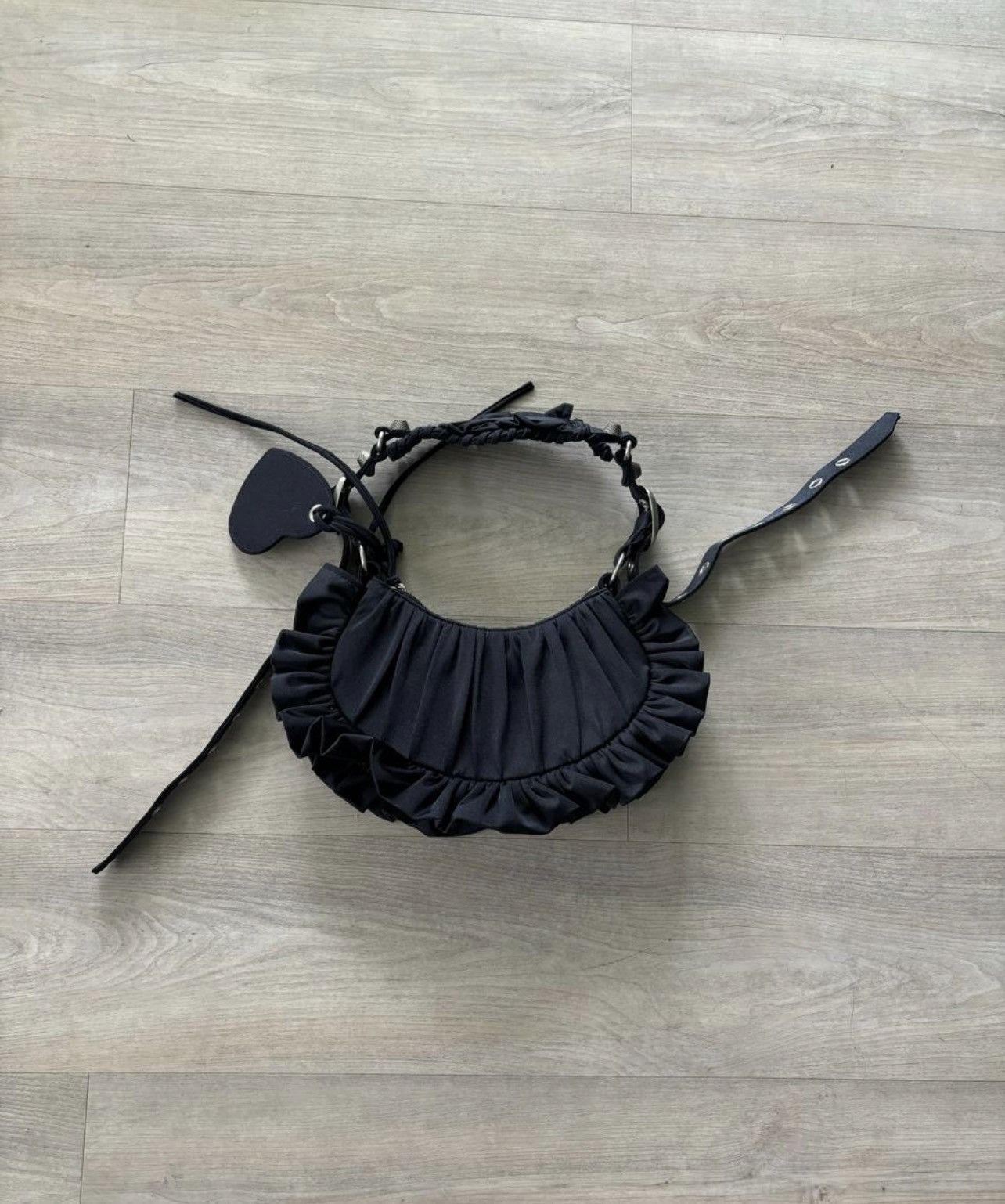 Balenciaga Balenciaga Cagole XS Ruffle Shoulder Bag Size ONE SIZE - 7 Thumbnail