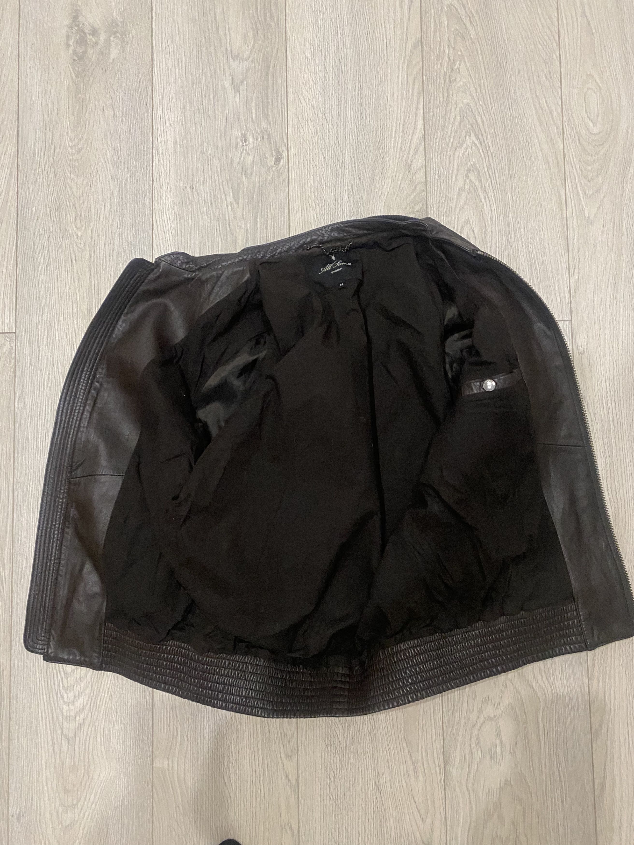 Allsaints Allsaints Leather Biker Bomber Jacket Size US M / EU 48-50 / 2 - 5 Thumbnail