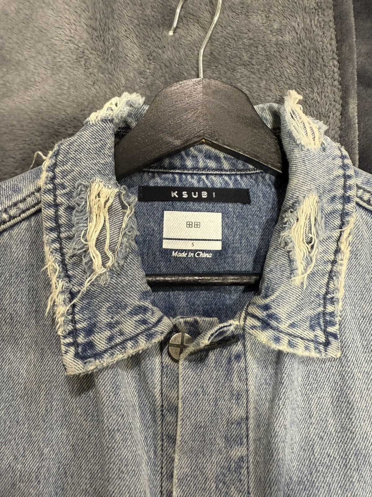 Ksubi Ksubi Distressed Denim Jacket Size US S / EU 44-46 / 1 - 2 Thumbnail