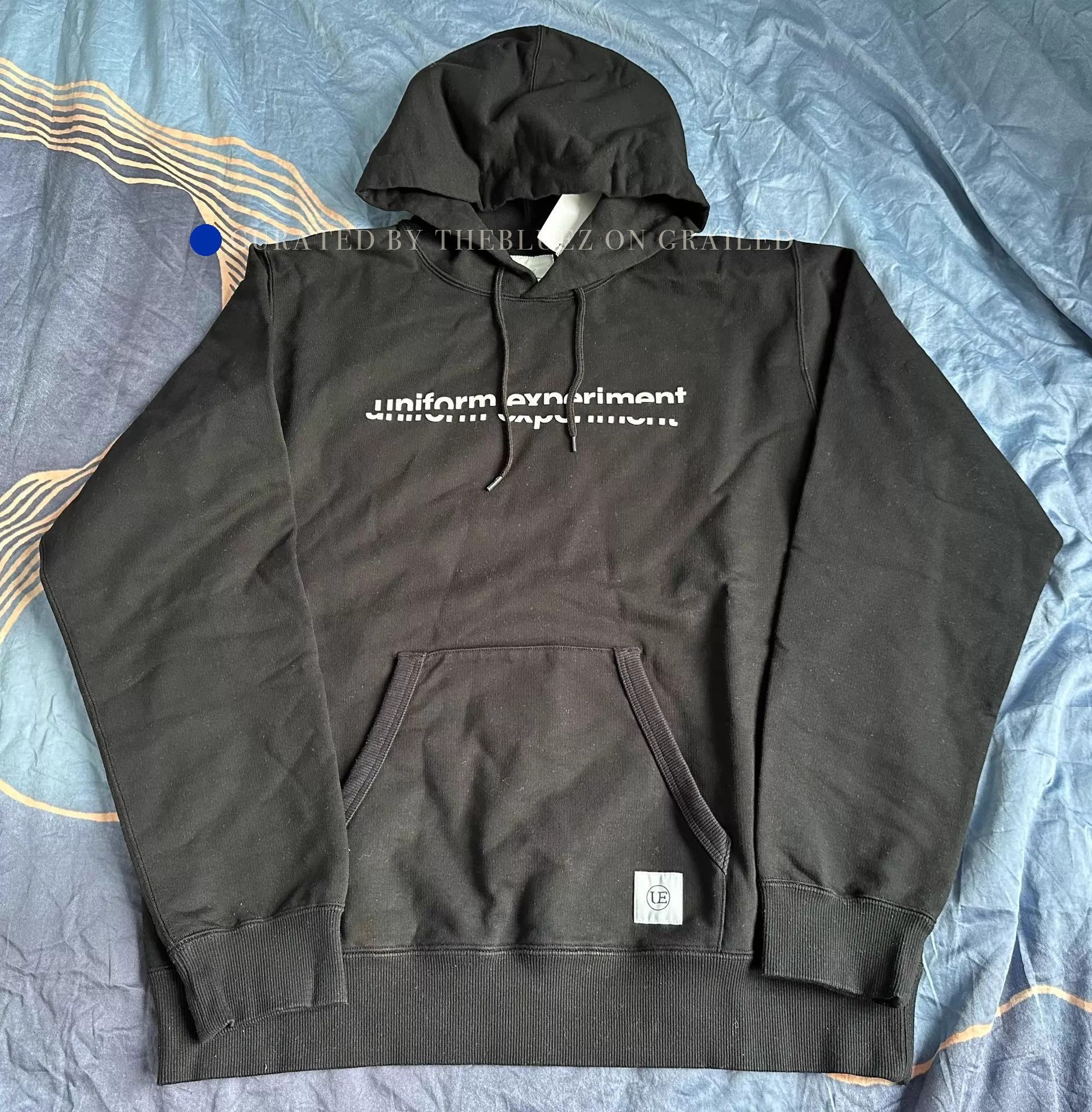 uniform experiment Heavyweight Logo Hoodie in Black Size US L / EU 52-54 / 3 - 1 Thumbnail