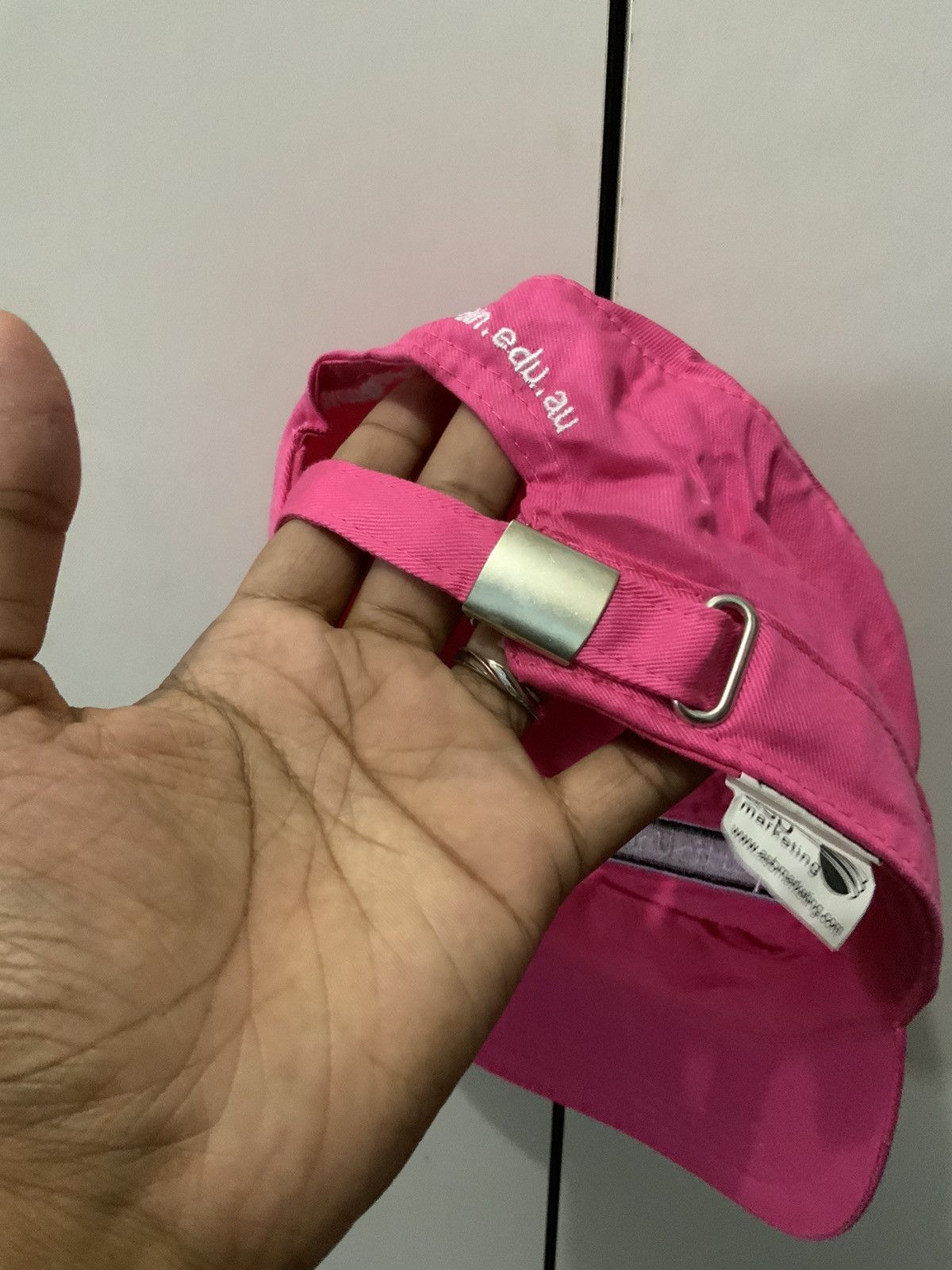 If Six Was Nine Curtin University Pink Hat Size ONE SIZE - 9 Thumbnail