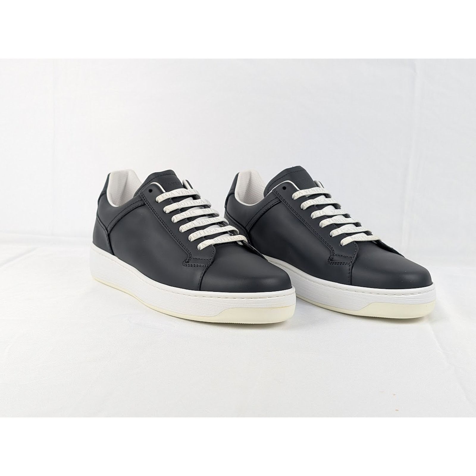 Bottega Veneta o1rshd1 Bolt Calf Low Top Sneakers in Ardoise Size US 7.5 / EU 40-41 - 10 Thumbnail