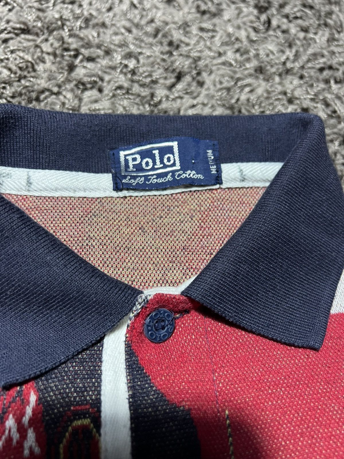 Polo Ralph Lauren Vintage Polo Soft Touch Cotten Size US M / EU 48-50 / 2 - 11 Thumbnail