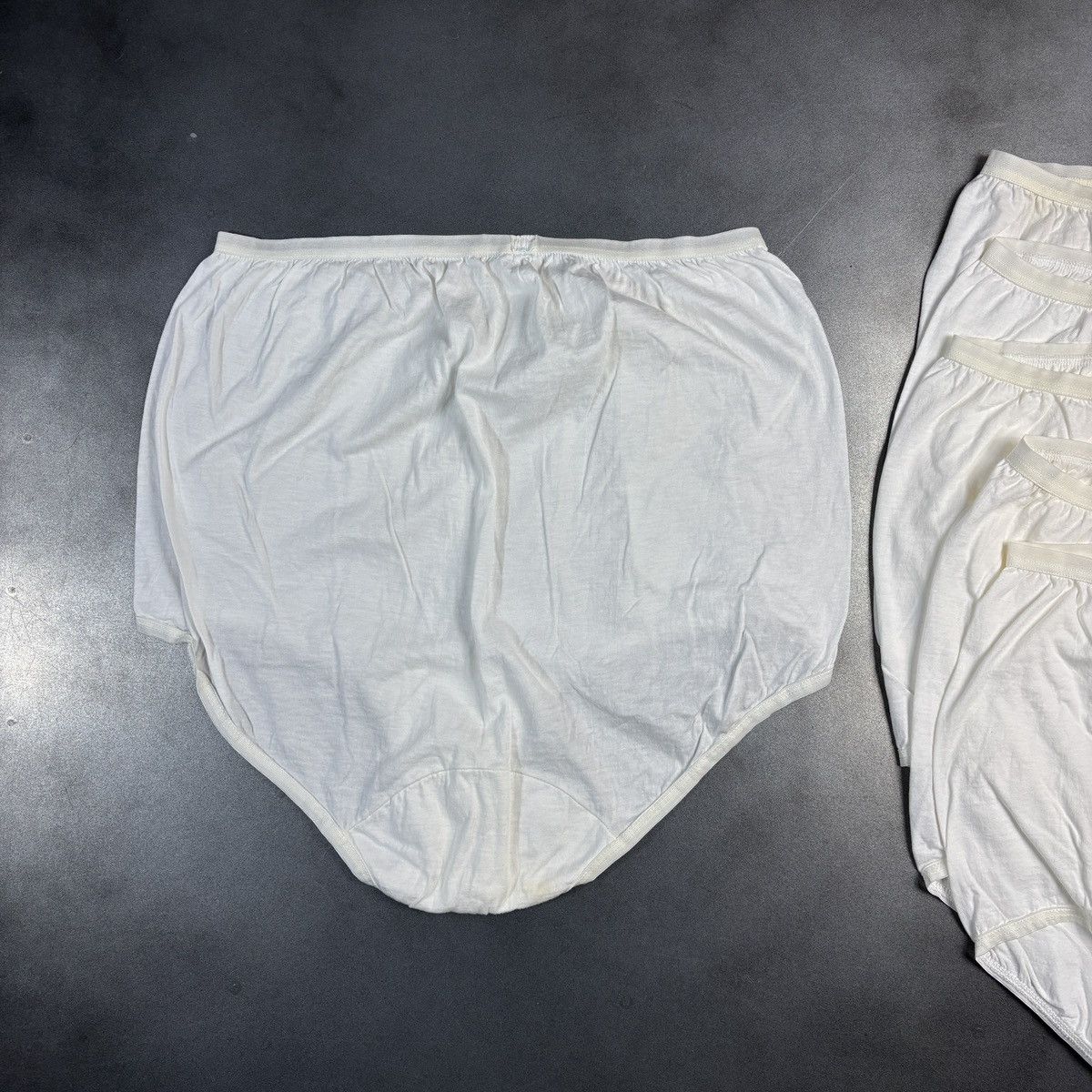 JCPenney × Vintage Lot of 10 1970s Underwear Vintage JC Penney White Cotton 70s Size ONE SIZE - 9 Thumbnail