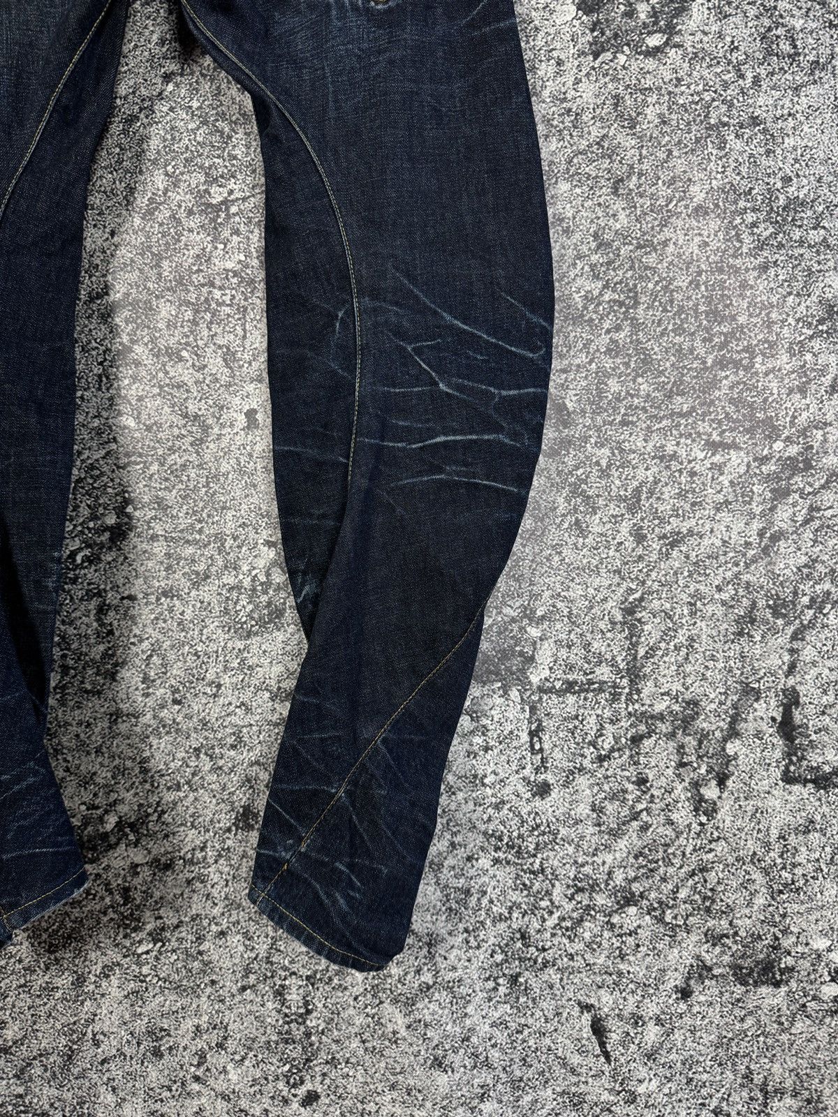 G-Star G-Star RAW 3D Denim Riley Loose Tapered Distressed Jeans Size US 30 / EU 46 - 16 Thumbnail