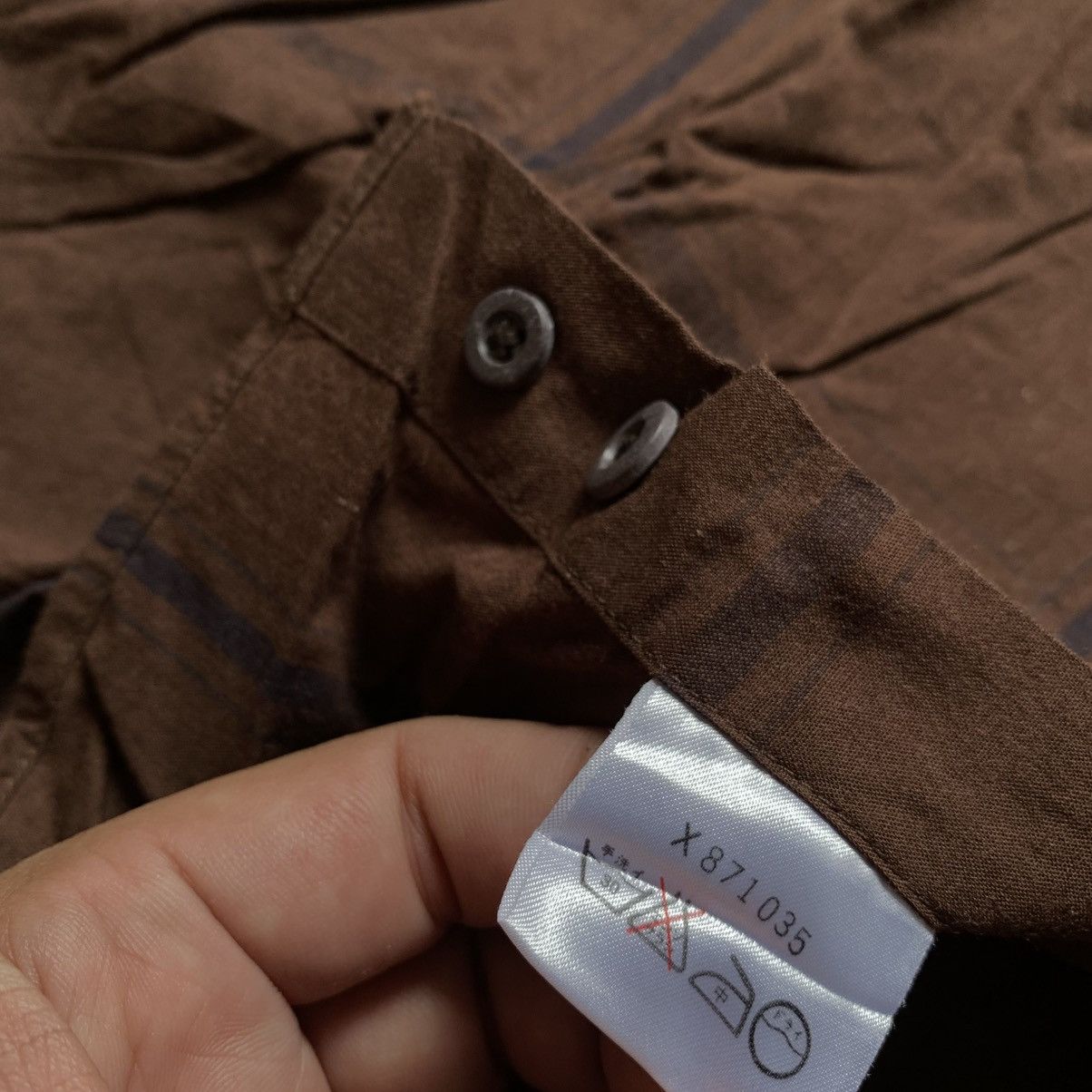 Yohji Yamamoto Vtg 90s Yohji Yamamoto A.A.R Shirt Button Up Size US L / EU 52-54 / 3 - 7 Thumbnail