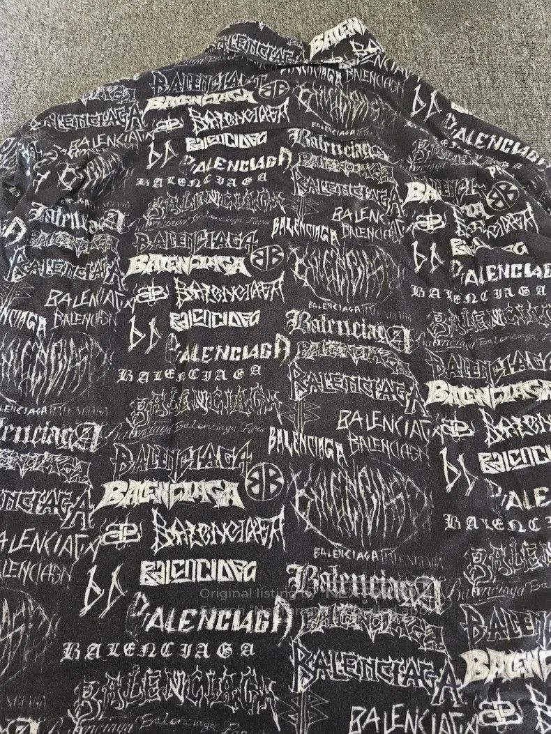 Balenciaga Balenciaga Oversized Graffiti Shirt. Size US XXL / EU 58 / 5 - 7 Thumbnail