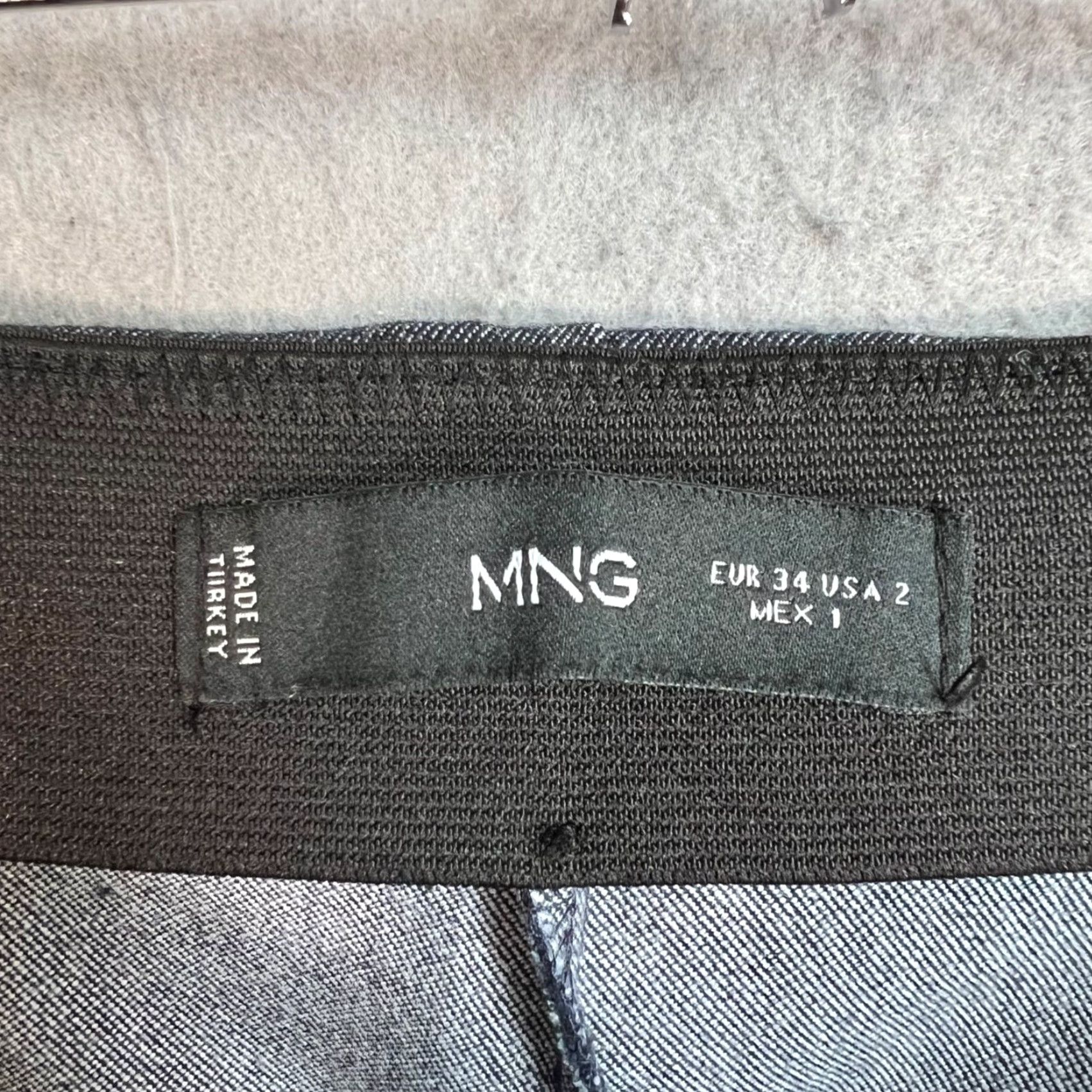 Mango Mango MNG Womens Size 2 Slim Fit Gray Pants Size 26" / US 2 / IT 38 - 3 Thumbnail