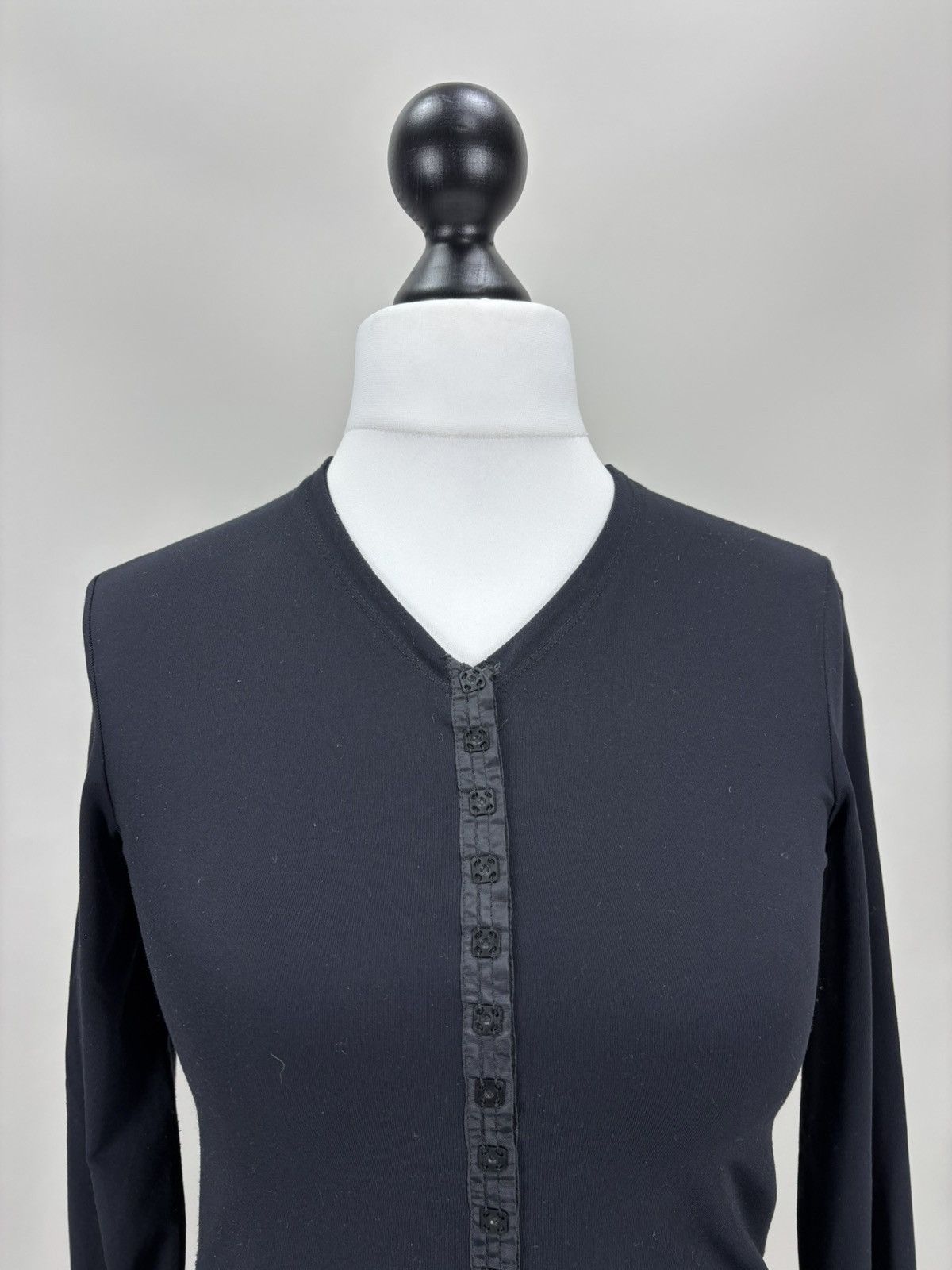 Marithe + Francois Girbaud Womens blouse Marithe Francois Girbaud Size 42 Color Black Size M / US 6-8 / IT 42-44 - 3 Thumbnail