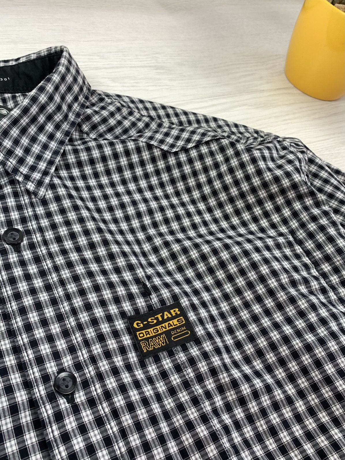 G-Star G-STAR RAW Vintage Short Sleeve Button Shirt Mens Size L Size US L / EU 52-54 / 3 - 4 Thumbnail