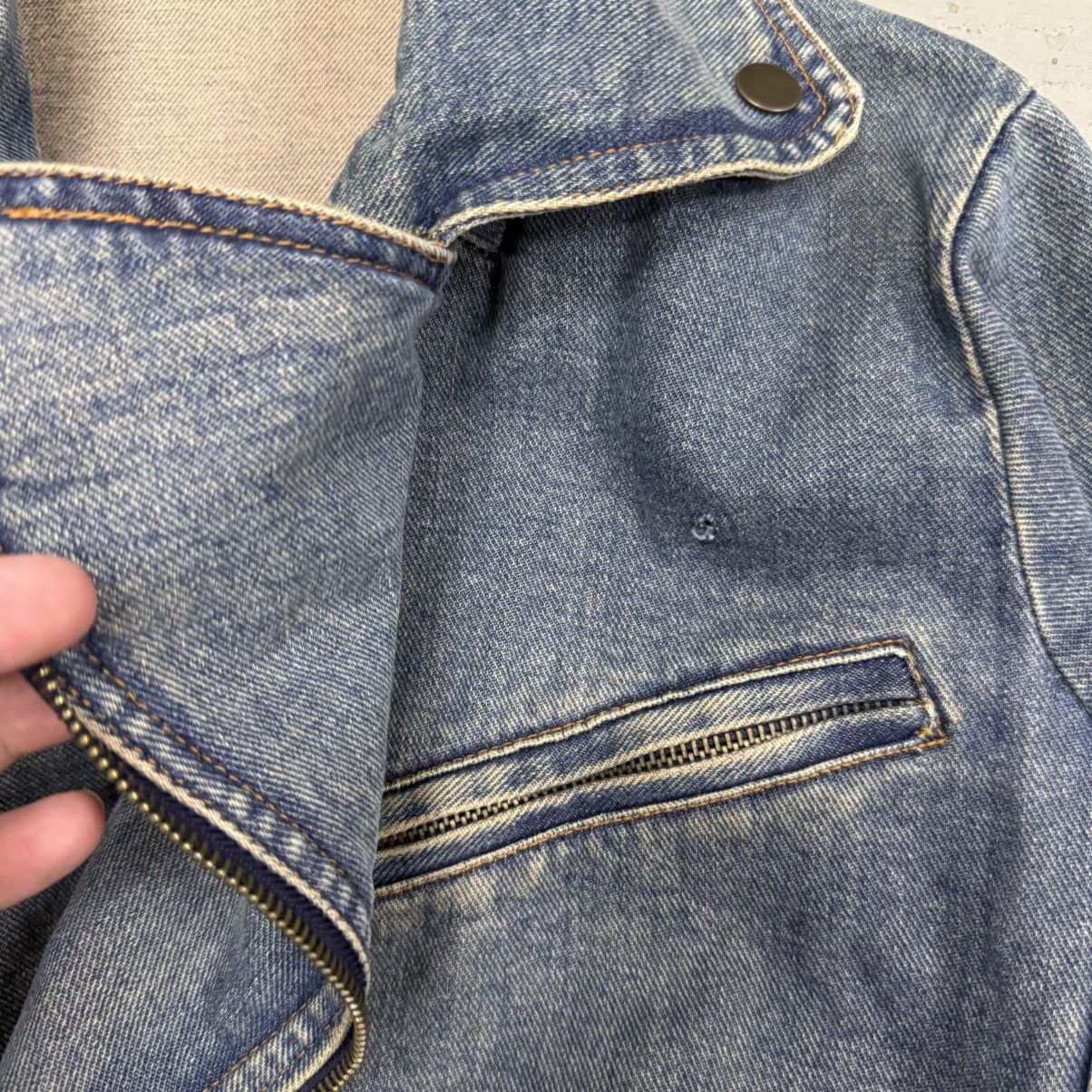 Hysteric Glamour Hysteric Style WinkWink Heavyweight Biker Denim Jacket Size US S / EU 44-46 / 1 - 5 Thumbnail