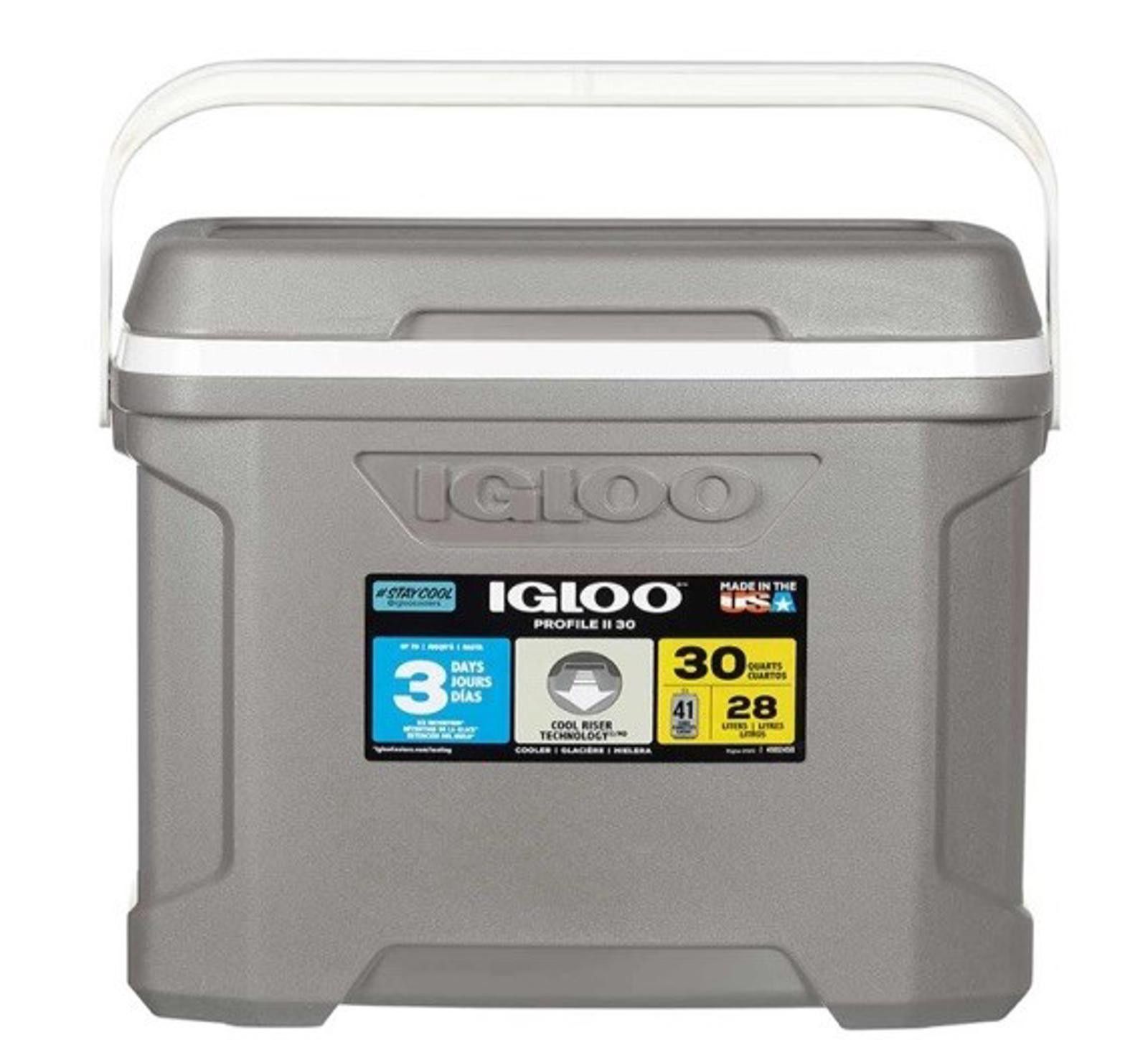 Other Igloo Pro II 30 Qt Cooler USA Made, Grey Size ONE SIZE - 1 Thumbnail