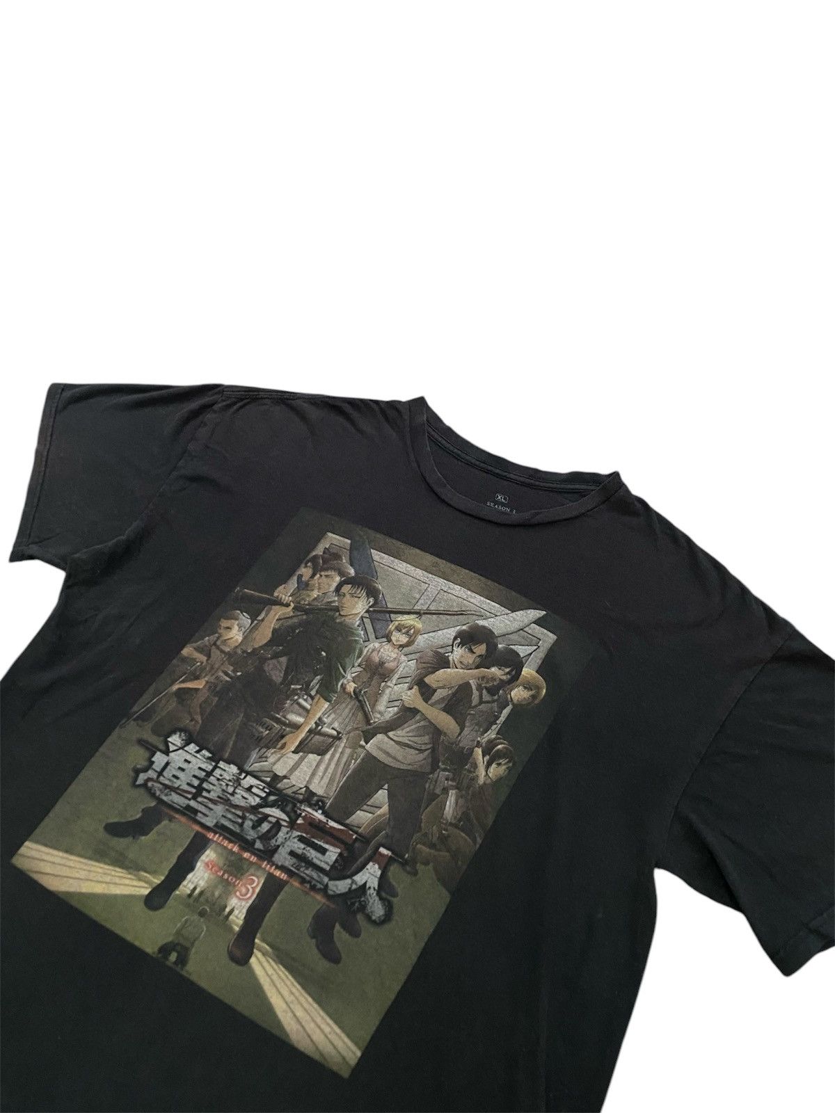 Anime × Japanese Brand Attack Of The Titans Graphic Anime Tee Size US XL / EU 56 / 4 - 3 Thumbnail