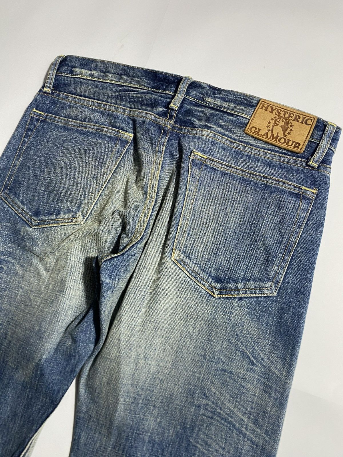 Hysteric Glamour HYSTERIC GLAMOUR DISTRESSED REPAIRED DESIGN DENIM JEANS Size US 30 / EU 46 - 5 Thumbnail