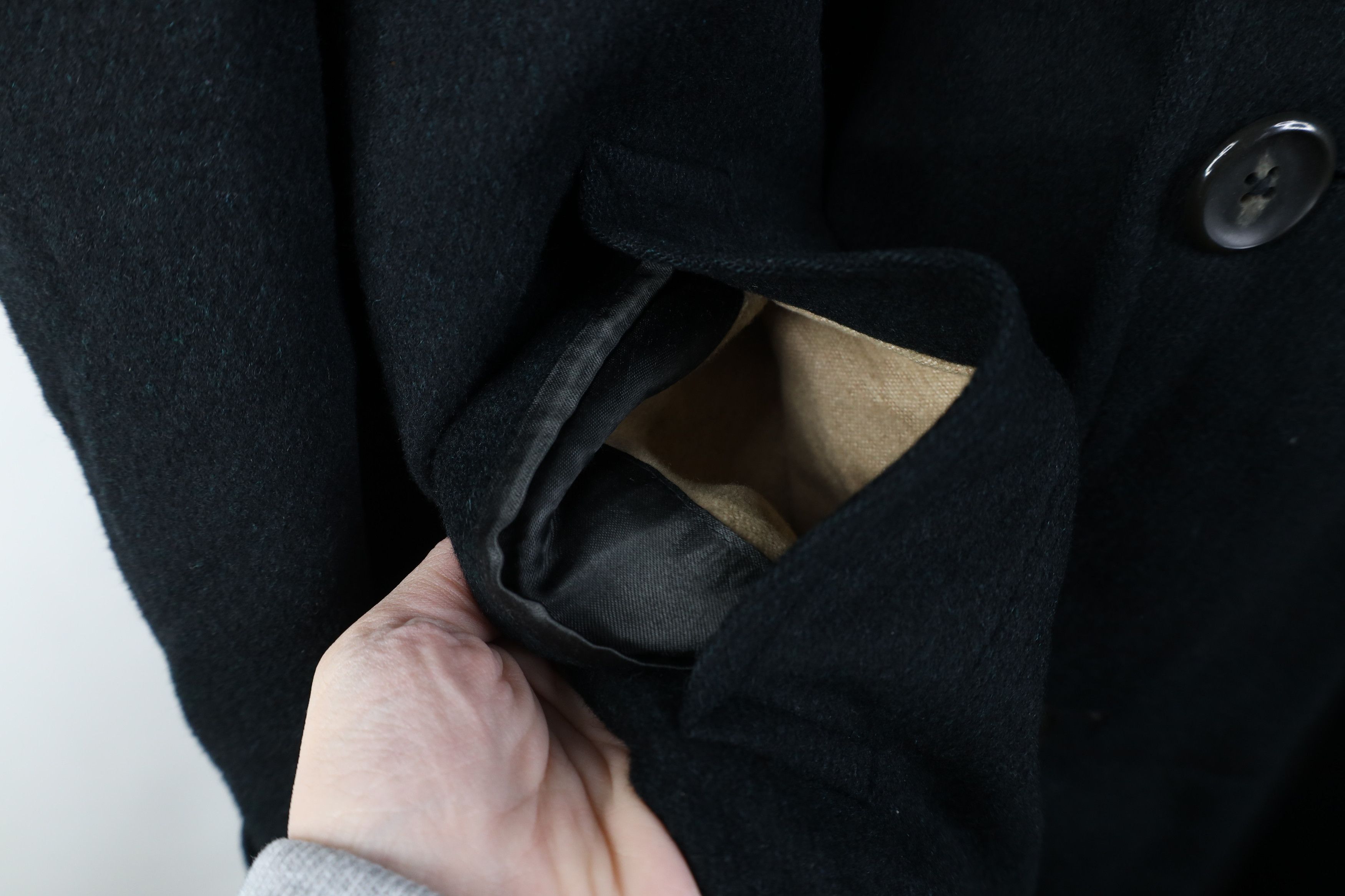 Vintage Vintage 40s Joseph Feiss Overcoat Jacket Green Black USA Size US XXL / EU 58 / 5 - 6 Thumbnail