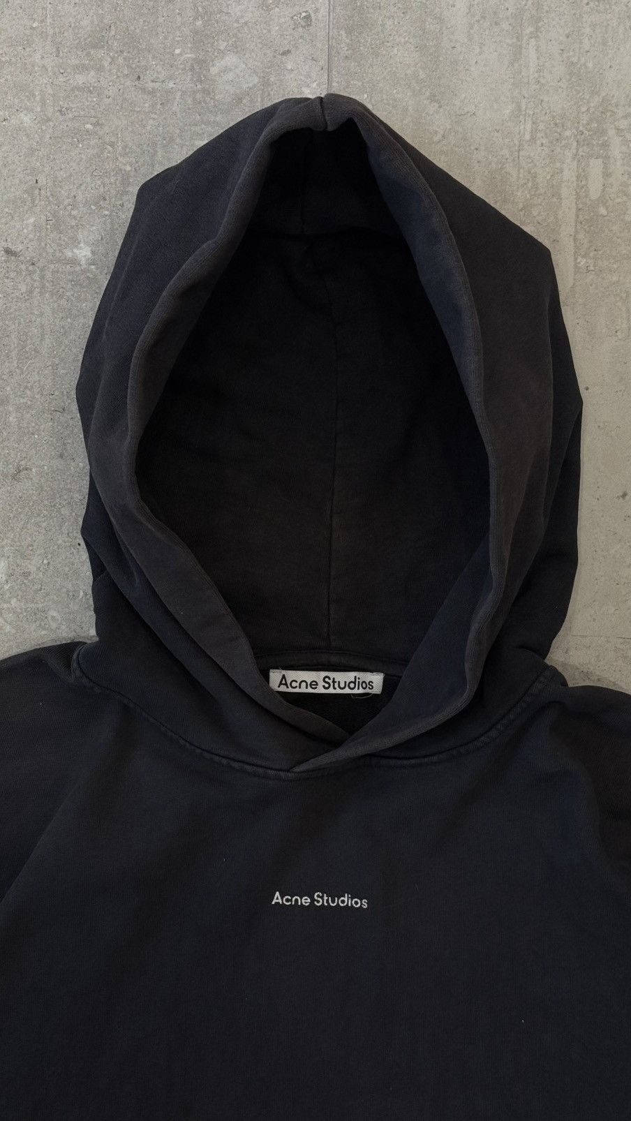 Acne Studios Acne Studios Grey Logo Hoodie Size US S / EU 44-46 / 1 - 2 Thumbnail