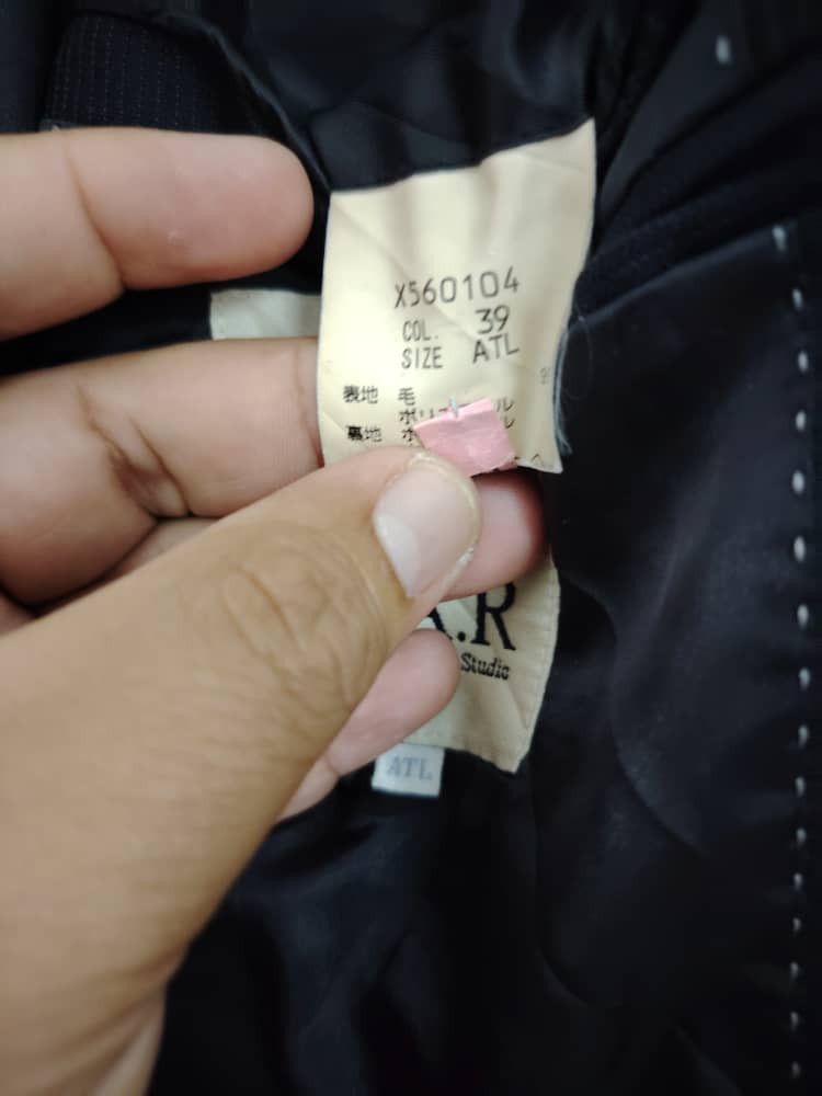 Yohji Yamamoto A.A.R Yohji Design Studio Blazer Jacket Size 44R - 5 Thumbnail