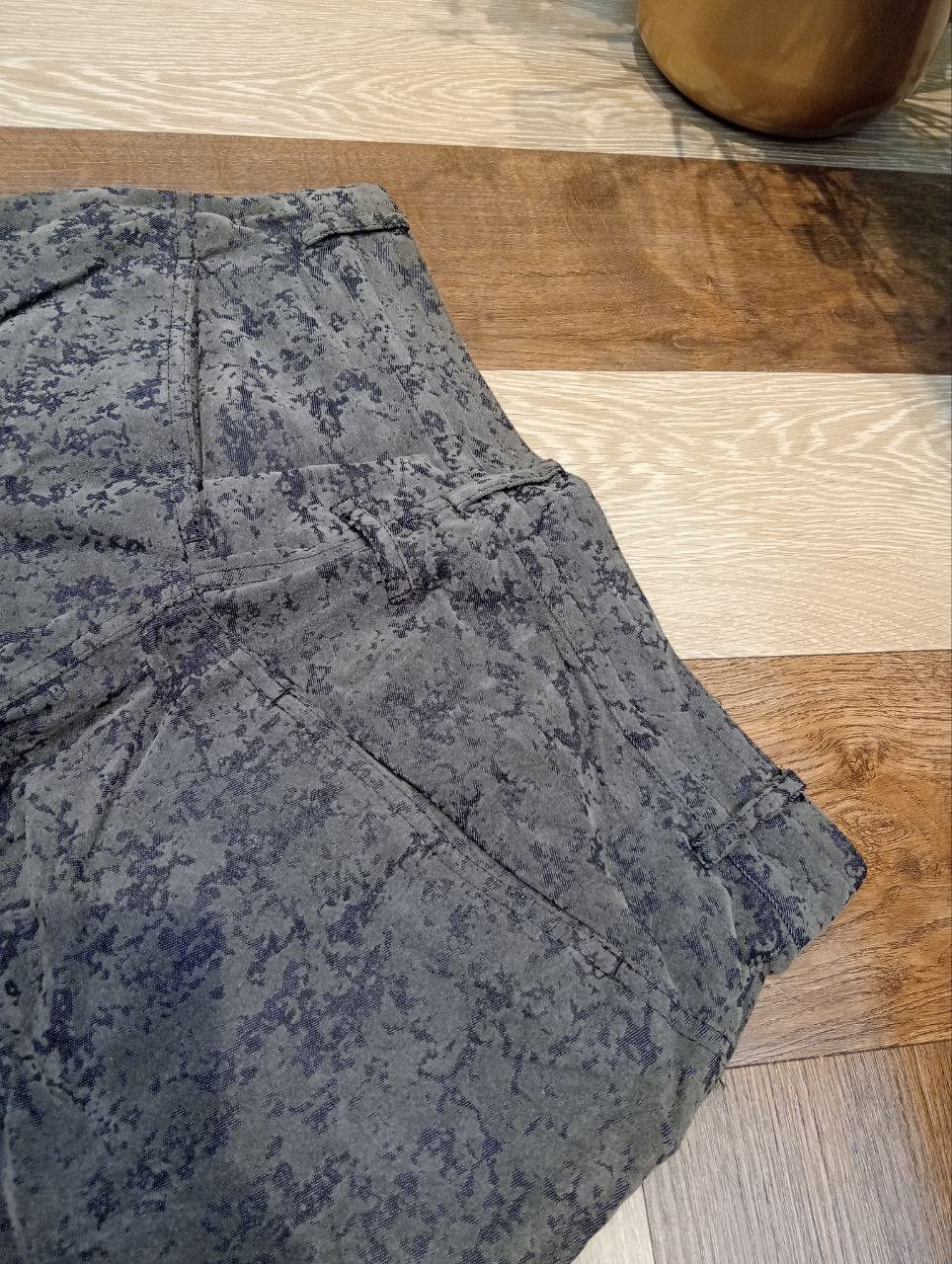 Jean Paul Gaultier RARE GAULTIER HOMME OBJET VELVET STRETCH DENIM PANTS Size US 33 - 14 Thumbnail